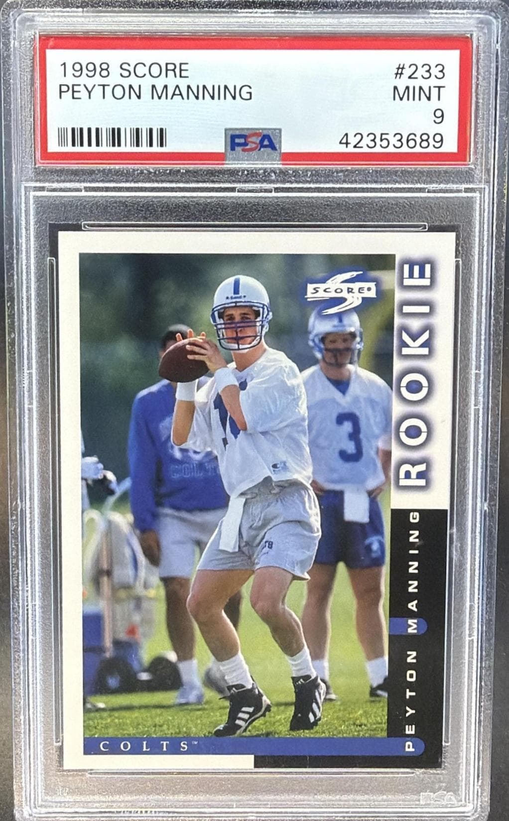 1998 SCORE PEYTON MANNING #233 MINT 9 42353689