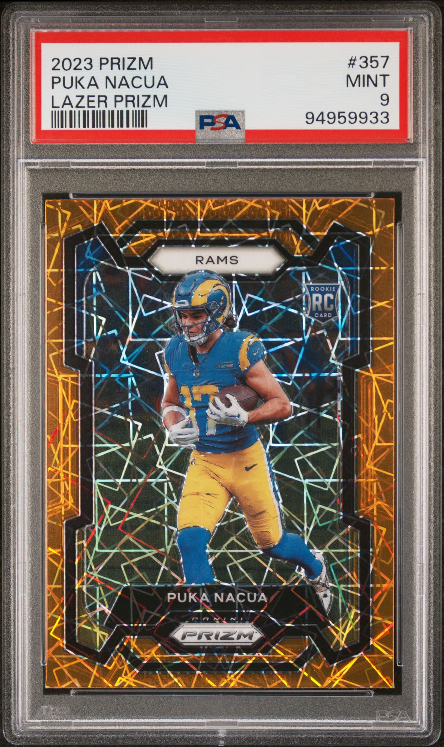 2023 PANINI PRIZM PUKA NACUA #357 LAZER PRIZM MINT 9 94959933