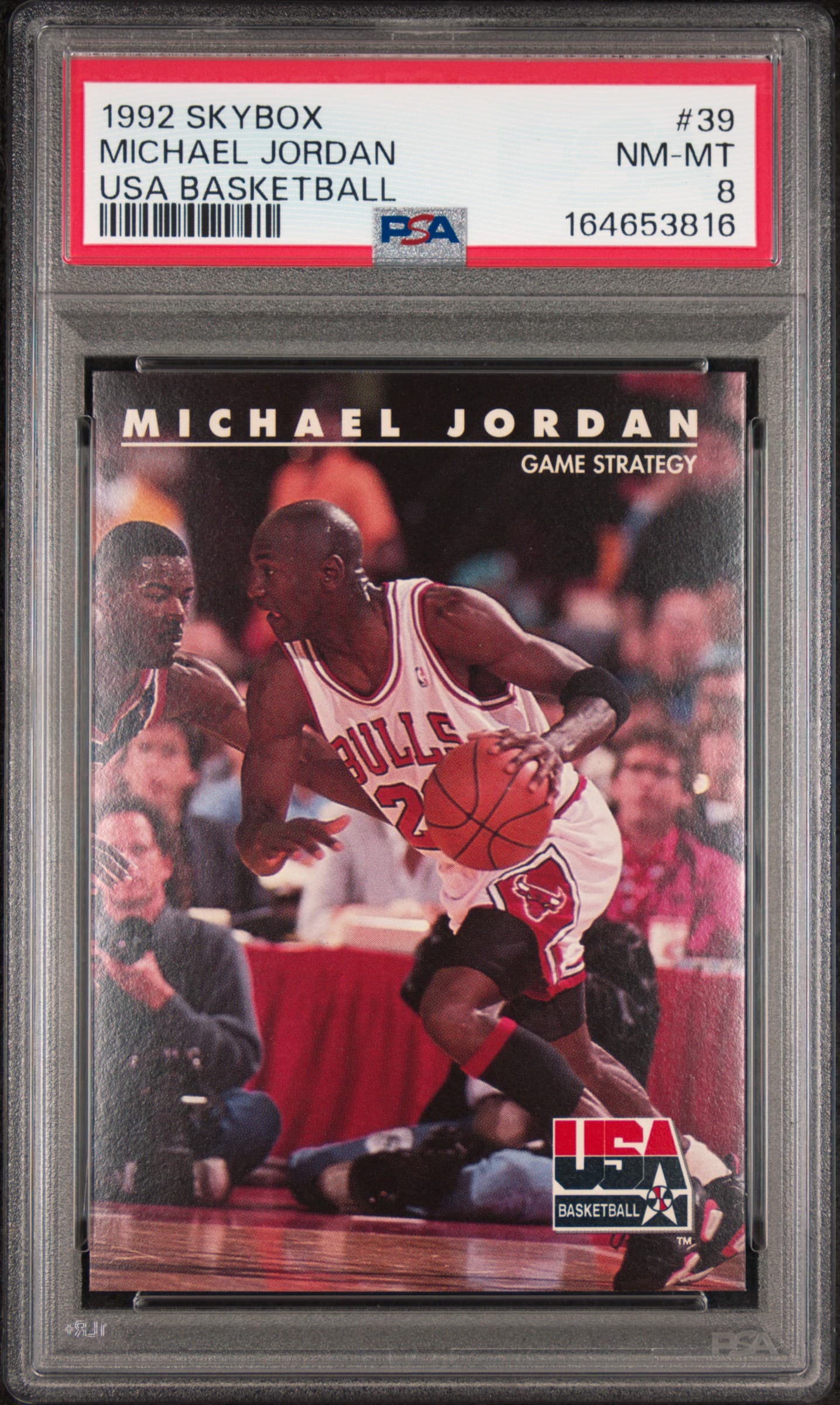 1992 SKYBOX USA BASKETBALL MICHAEL JORDAN #39 USA BASKETBALL NM-MT 8 164653816