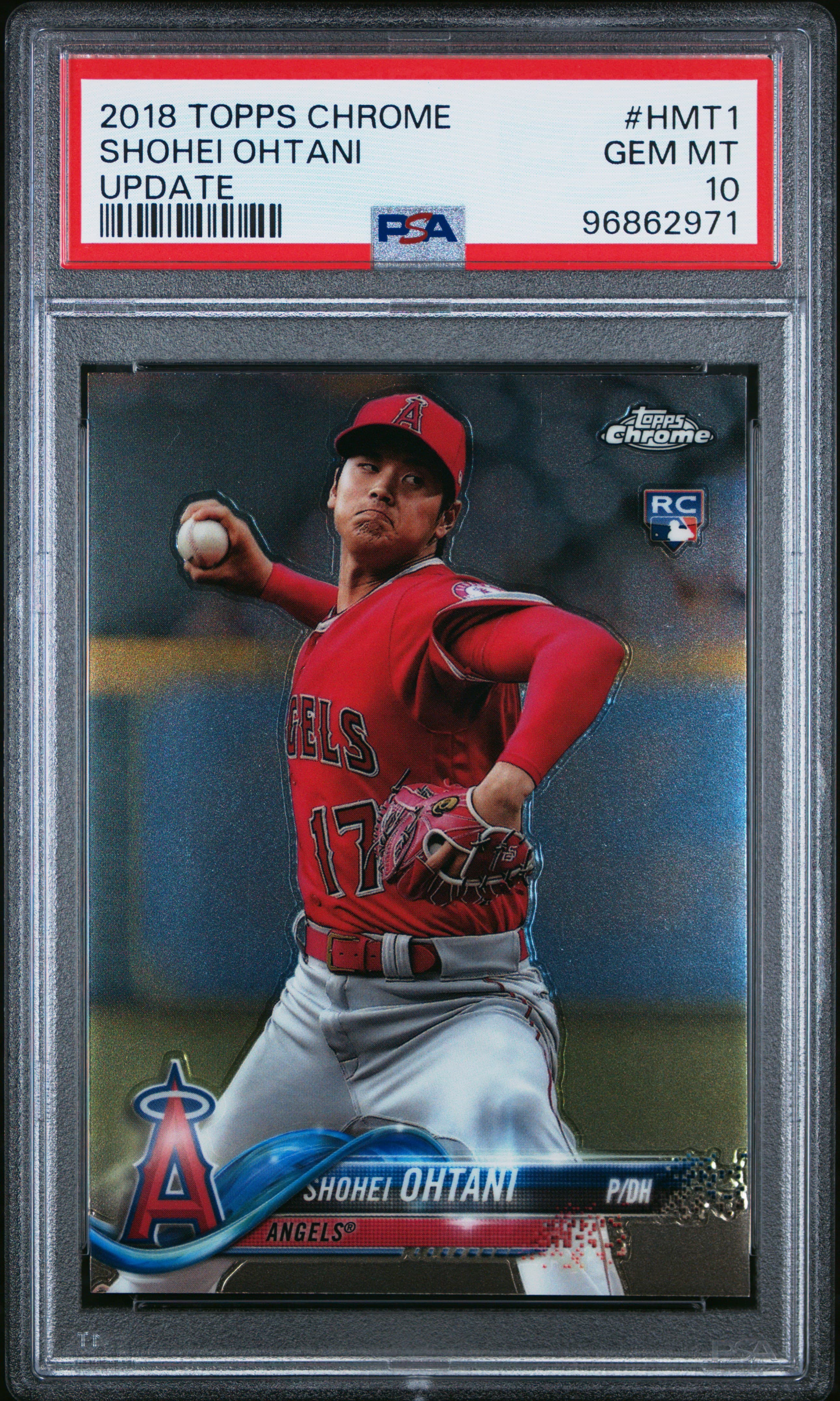 2018 TOPPS CHROME UPDATE SHOHEI OHTANI #HMT1 UPDATE GEM MT 10 96862971