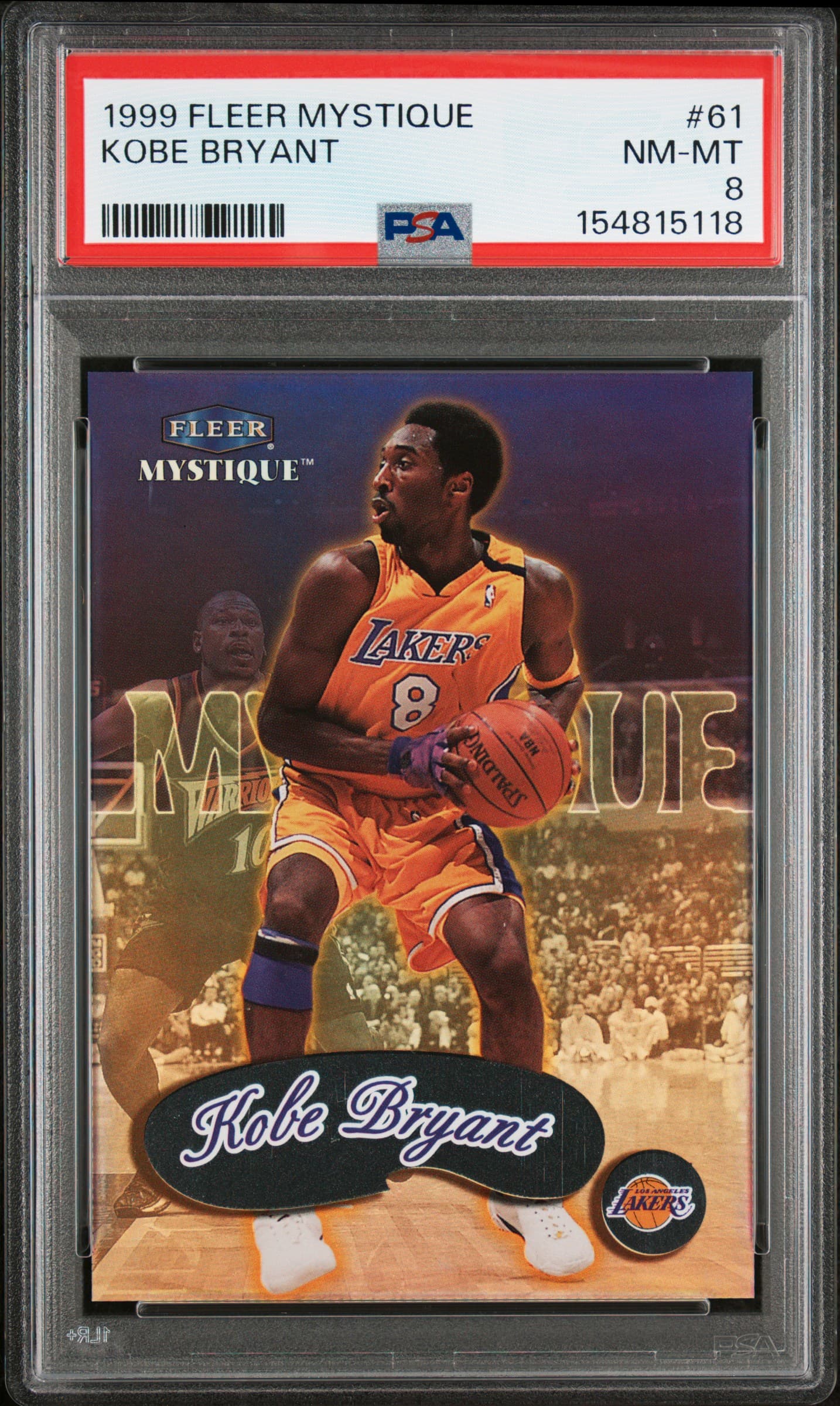 1999 FLEER MYSTIQUE KOBE BRYANT #61 NM-MT 8 154815118
