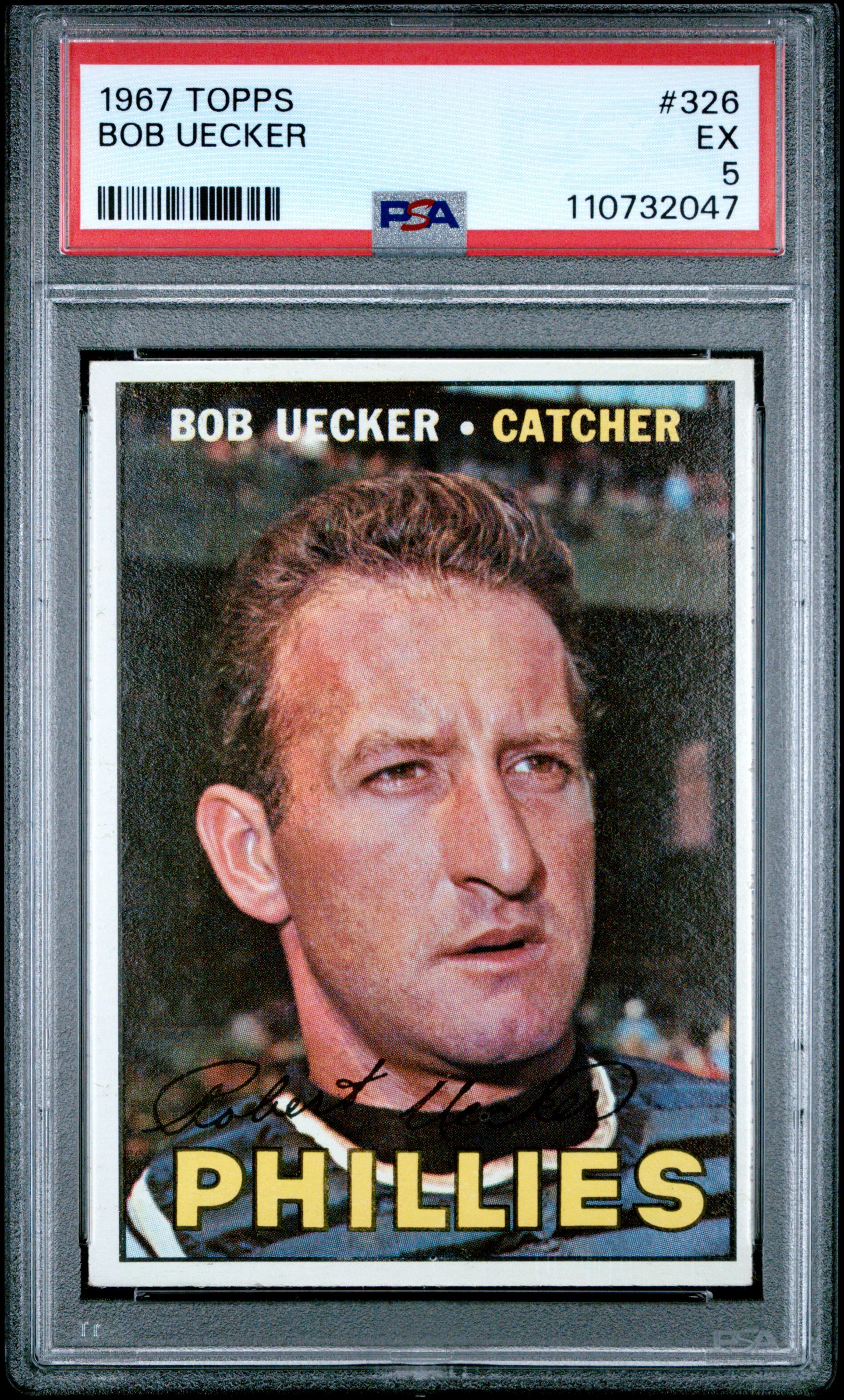 1967 TOPPS BOB UECKER #326 EX 5 110732047