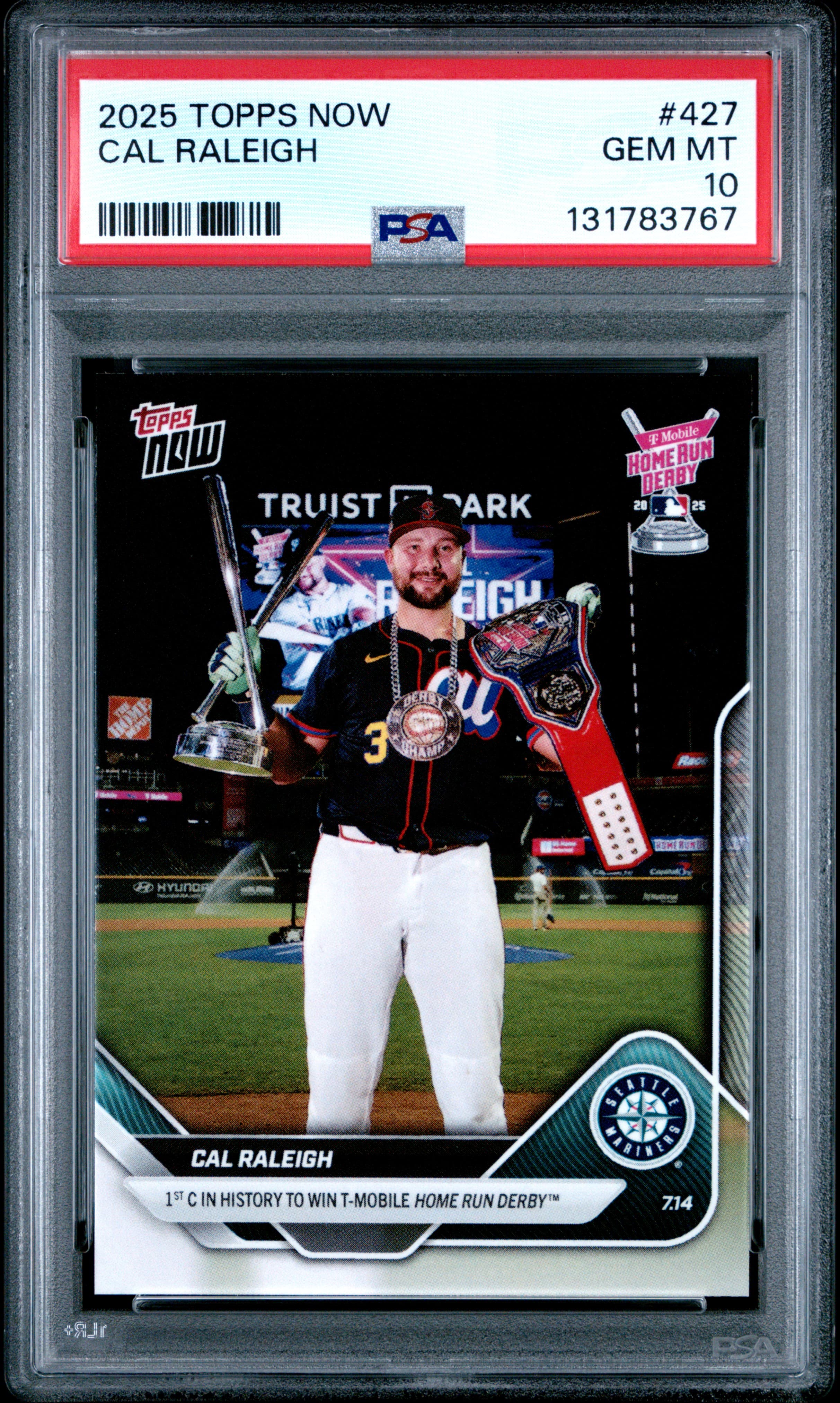 2025 TOPPS NOW CAL RALEIGH #427 GEM MT 10 131783767
