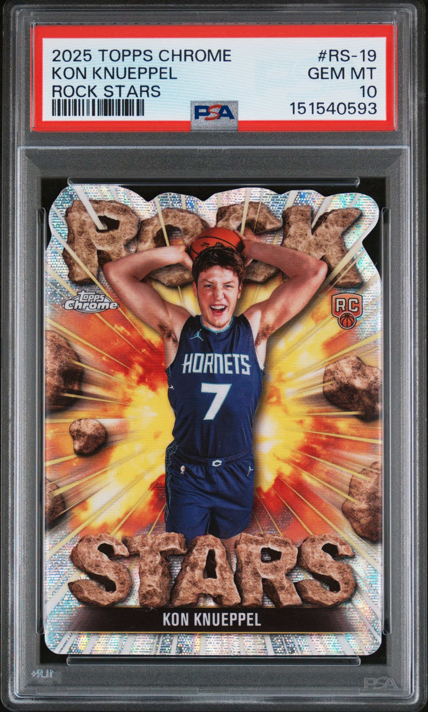 2025 TOPPS CHROME ROCK STARS KON KNUEPPEL #RS-19 GEM MT 10 151540593