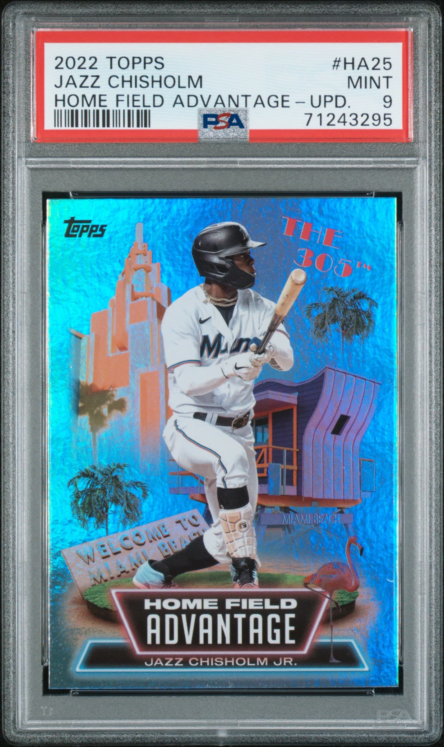 2022 TOPPS HOME FIELD ADVANTAGE JAZZ CHISHOLM #HA25 HOME FIELD ADVANTAGE-UPD. MINT 9 71243295