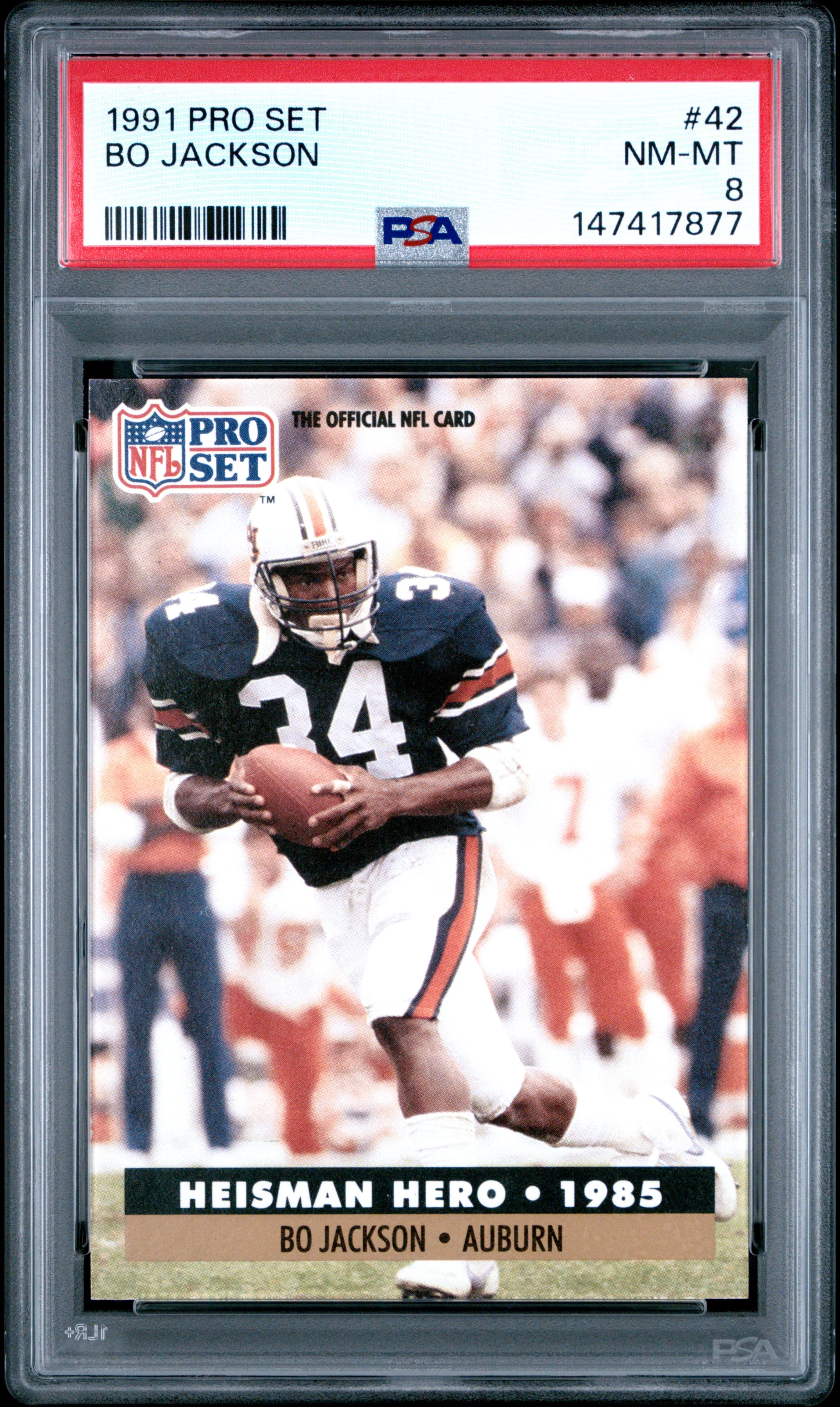 1991 PRO SET BO JACKSON #42 NM-MT 8 147417877