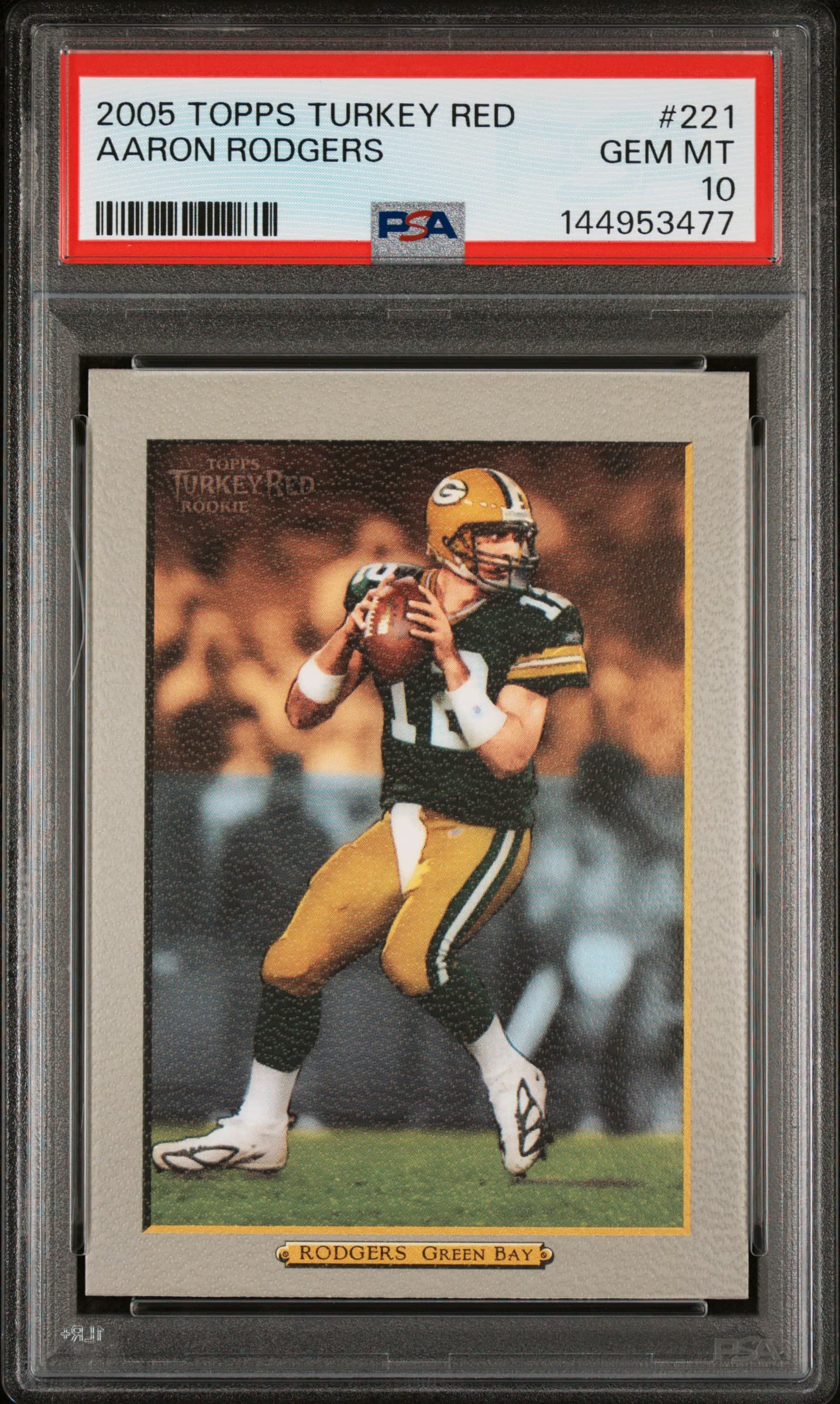 2005 TOPPS TURKEY RED AARON RODGERS #221 GEM MT 10 144953477