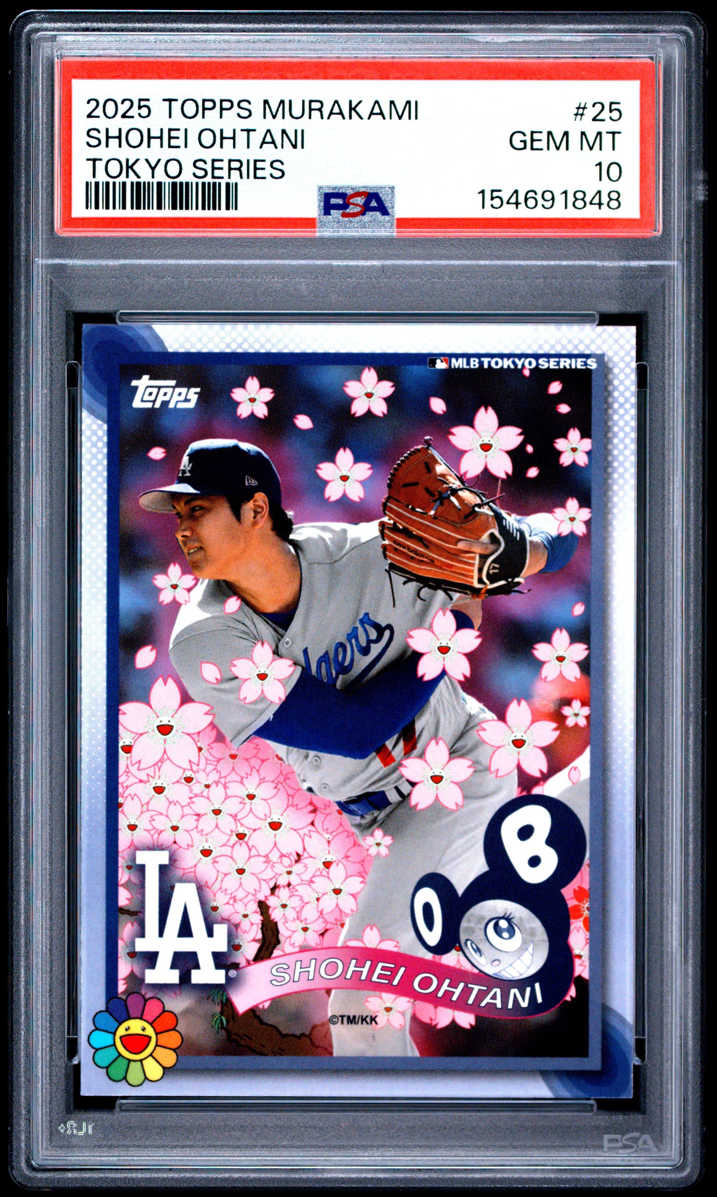 2025 TOPPS TAKASHI MURAKAMI + MLB WORLD TOUR TOKYO SERIES SHOHEI OHTANI #25 GEM MT 10 154691848