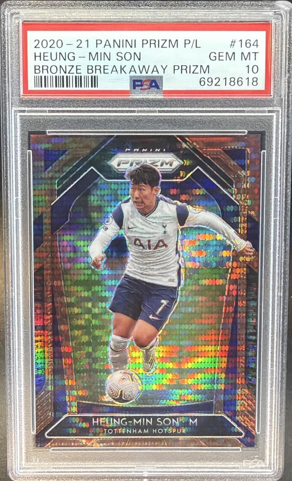 2020 PANINI PRIZM PREMIER LEAGUE HEUNG-MIN SON #164 BRONZE BREAKAWAY PRIZM GEM MT 10 69218618