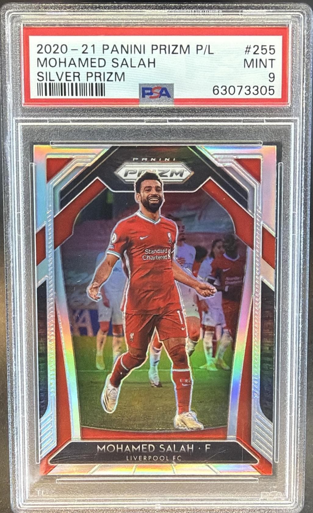 2020 PANINI PRIZM PREMIER LEAGUE MOHAMED SALAH #255 SILVER PRIZM MINT 9 63073305