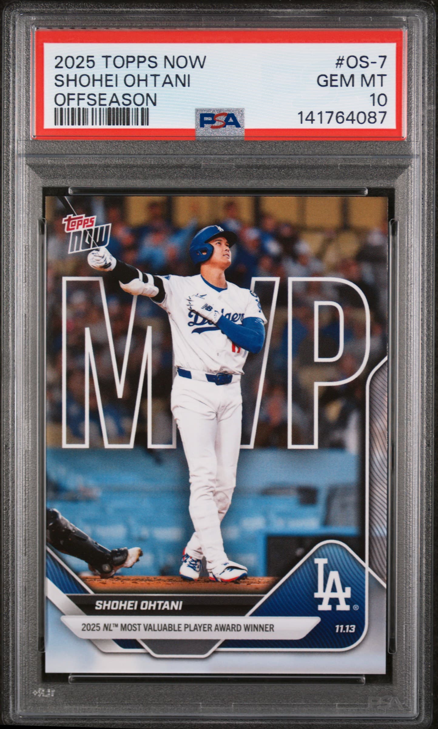 2025 TOPPS NOW OFFSEASON SHOHEI OHTANI #OS-7 GEM MT 10 141764087