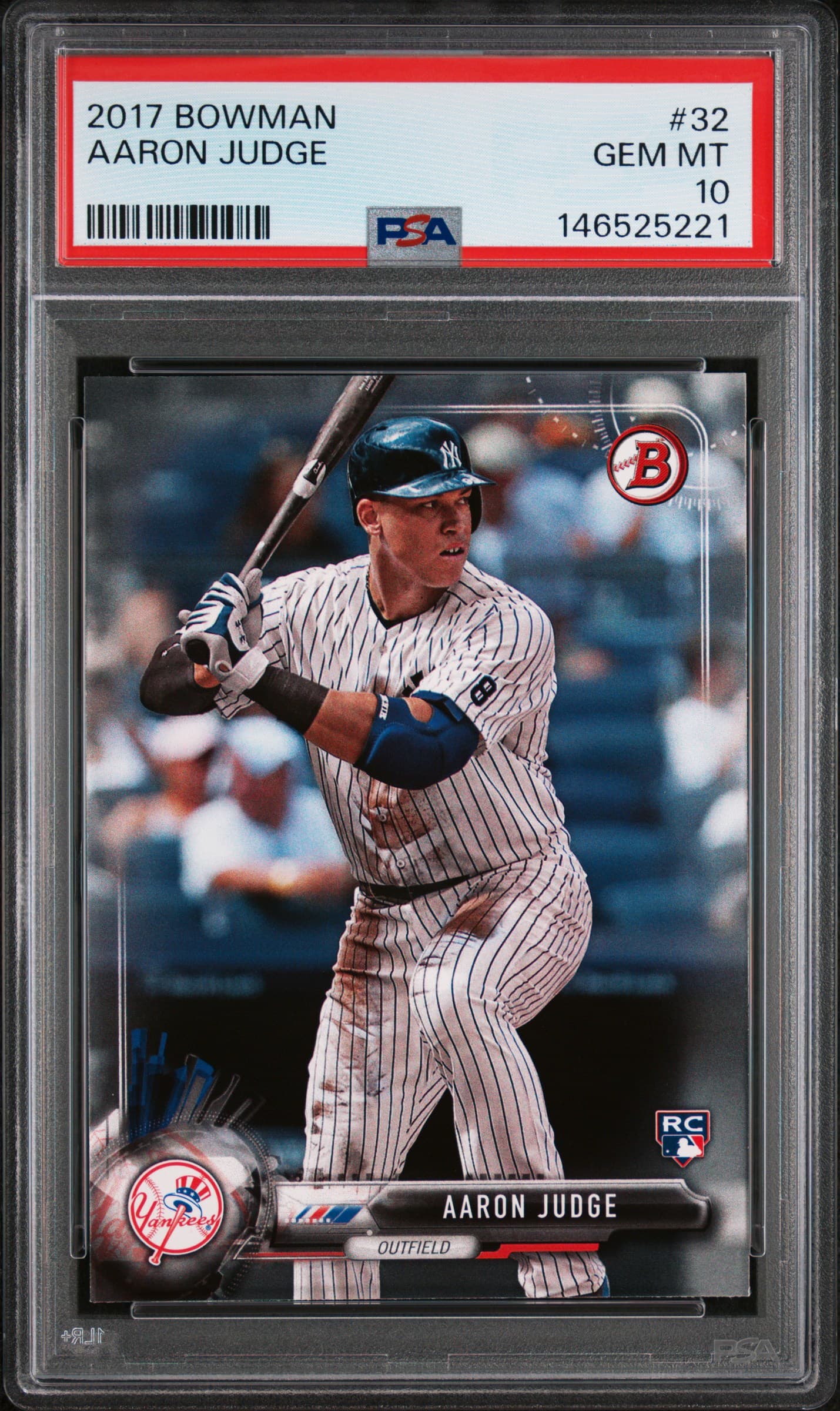 2017 BOWMAN AARON JUDGE #32 GEM MT 10 146525221