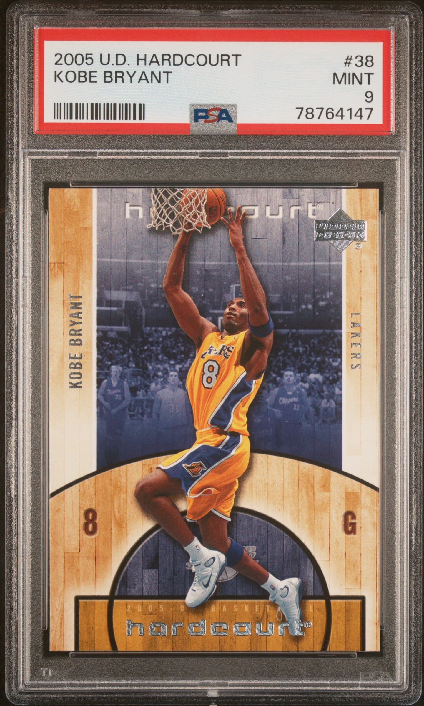 2005 UPPER DECK HARDCOURT KOBE BRYANT #38 MINT 9 78764147