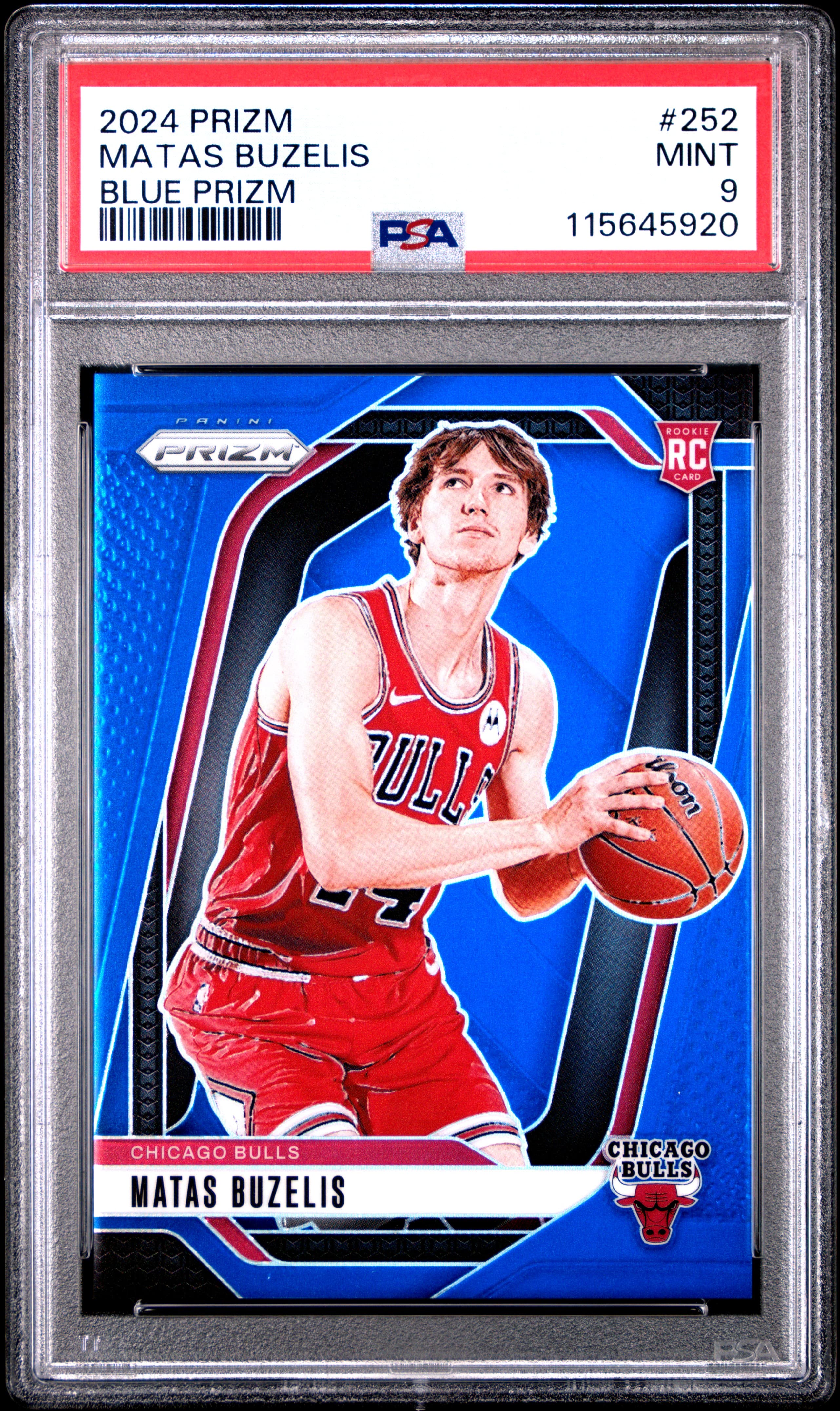 2024 PANINI PRIZM MATAS BUZELIS #252 BLUE PRIZM MINT 9 115645920