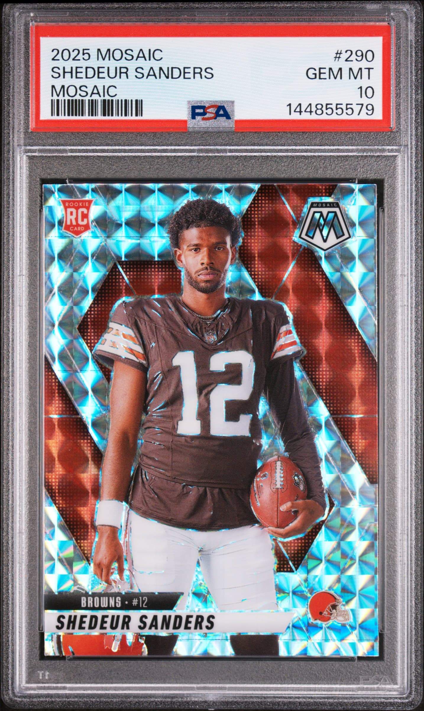 2025 PANINI MOSAIC SHEDEUR SANDERS #290 MOSAIC GEM MT 10 144855579