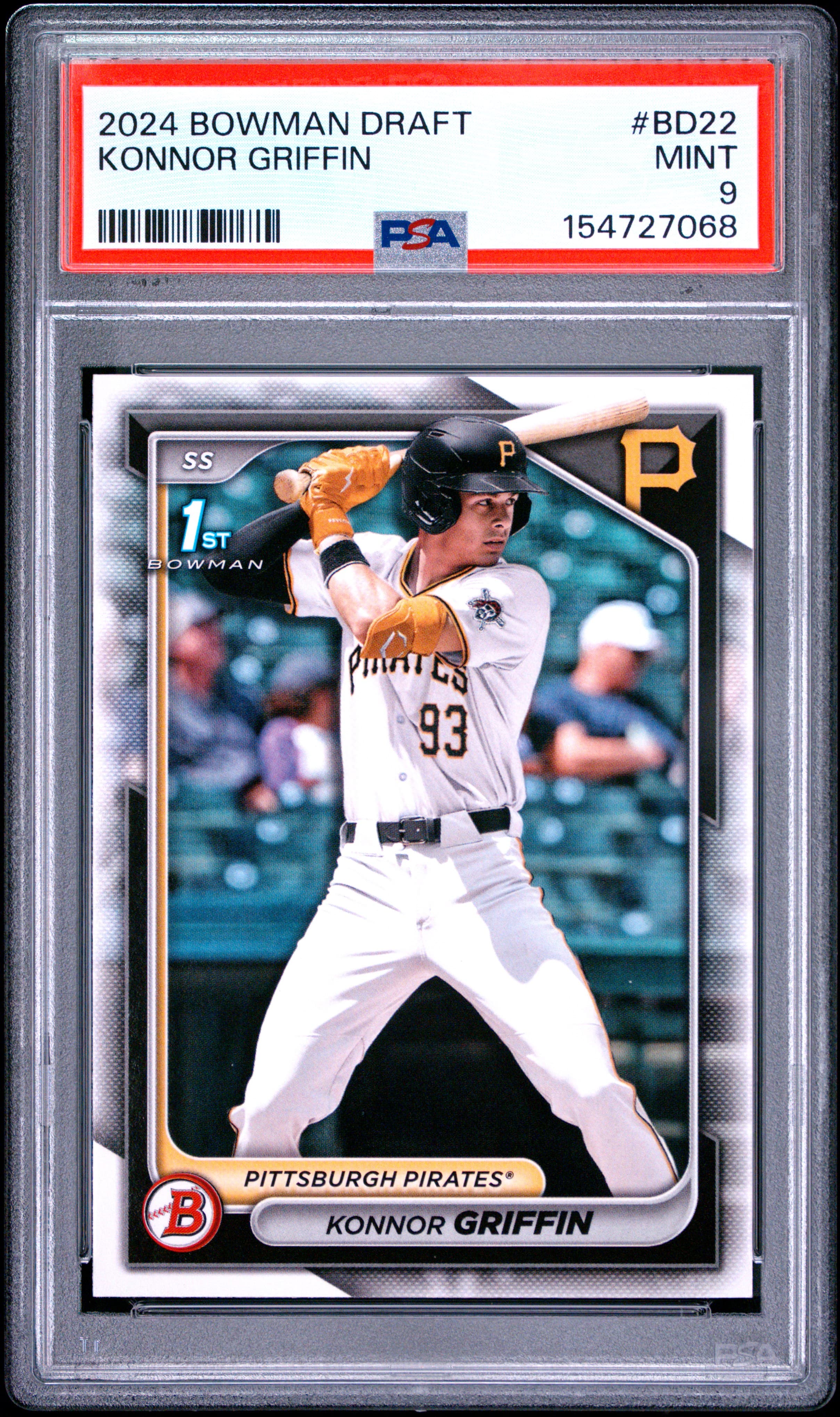 2024 BOWMAN DRAFT KONNOR GRIFFIN #BD22 MINT 9 154727068