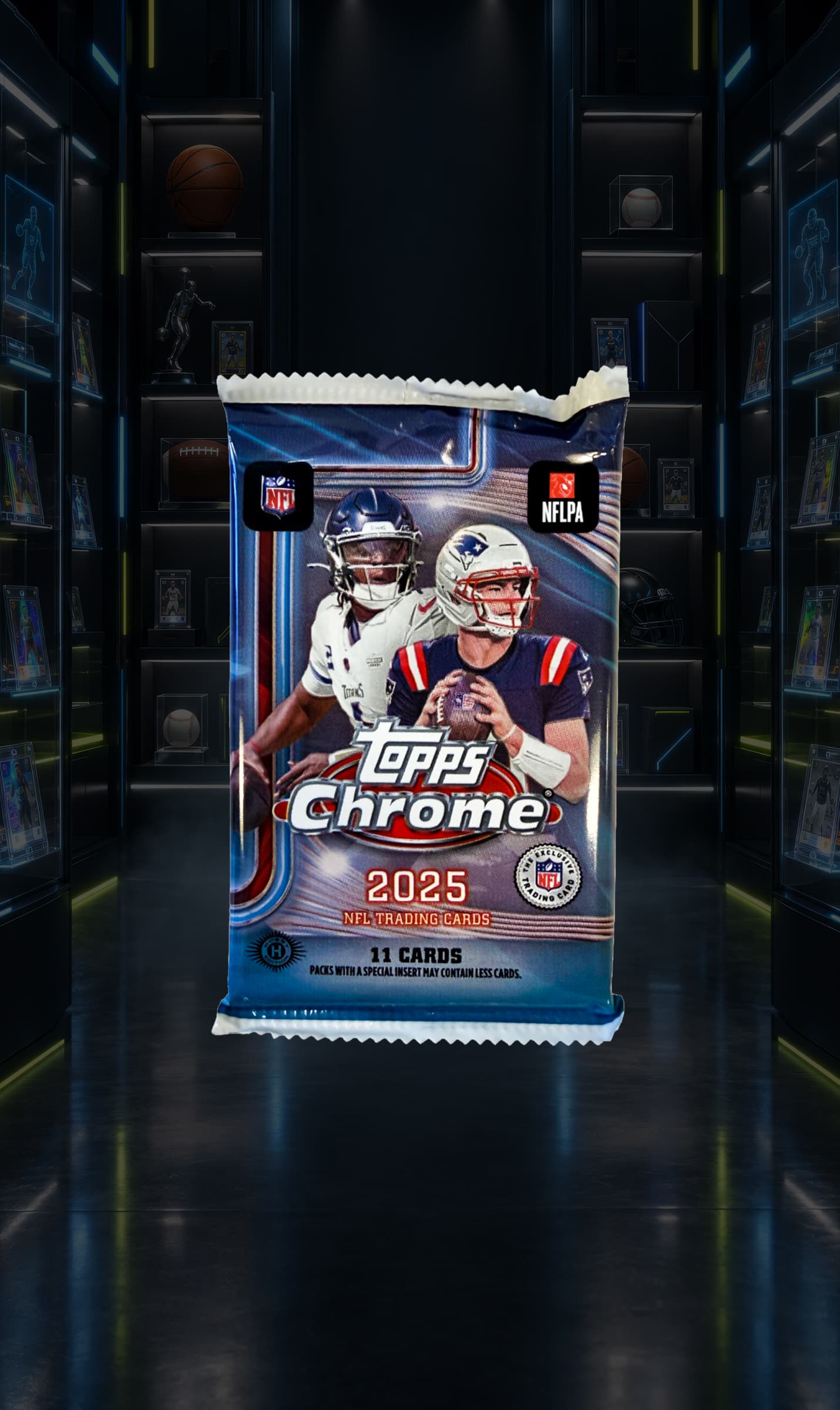 2025 Topps Chrome NFL Jumbo Pack