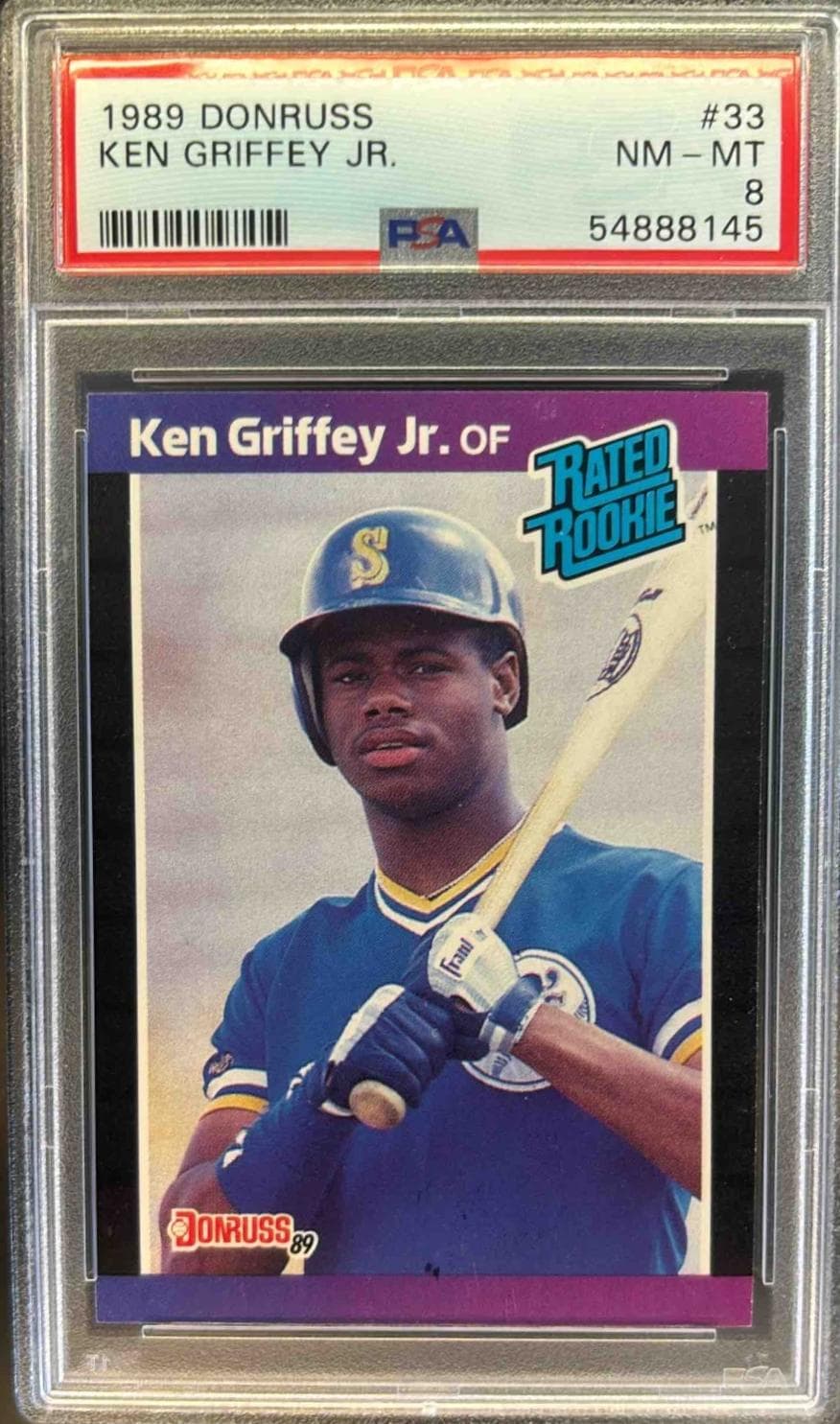 1989 DONRUSS KEN GRIFFEY JR. #33 NM-MT 8 54888145