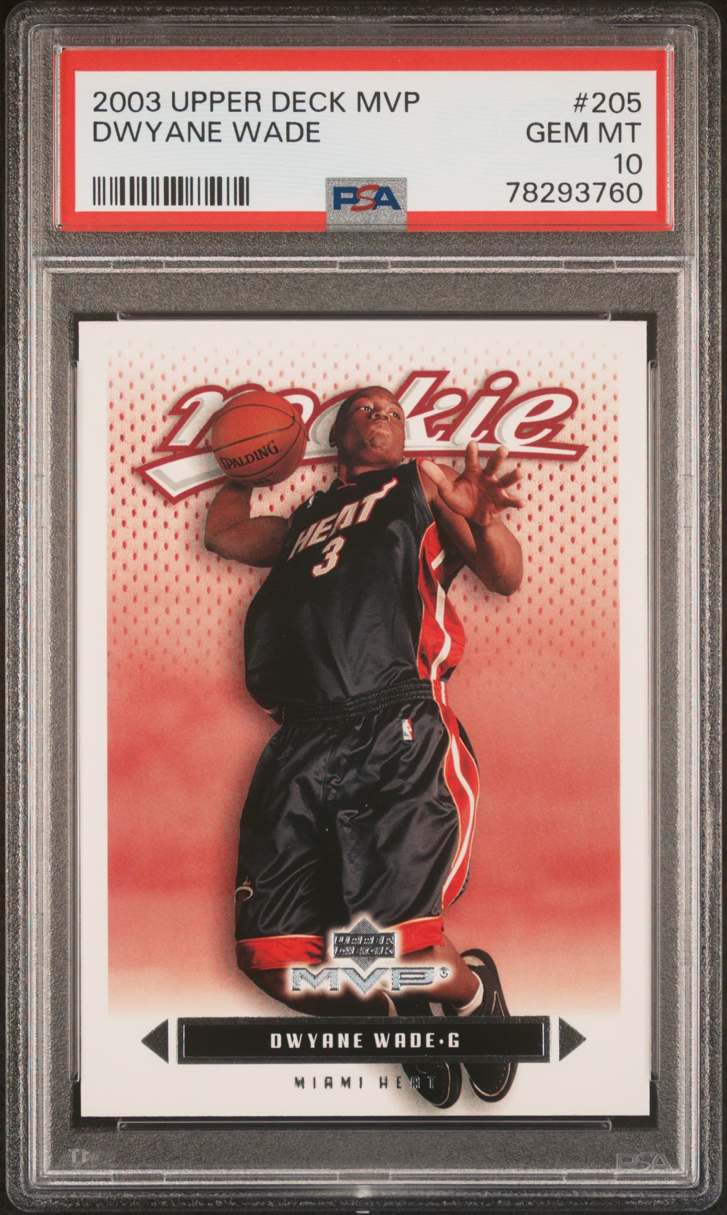 2003 UPPER DECK MVP DWYANE WADE #205 GEM MT 10 78293760