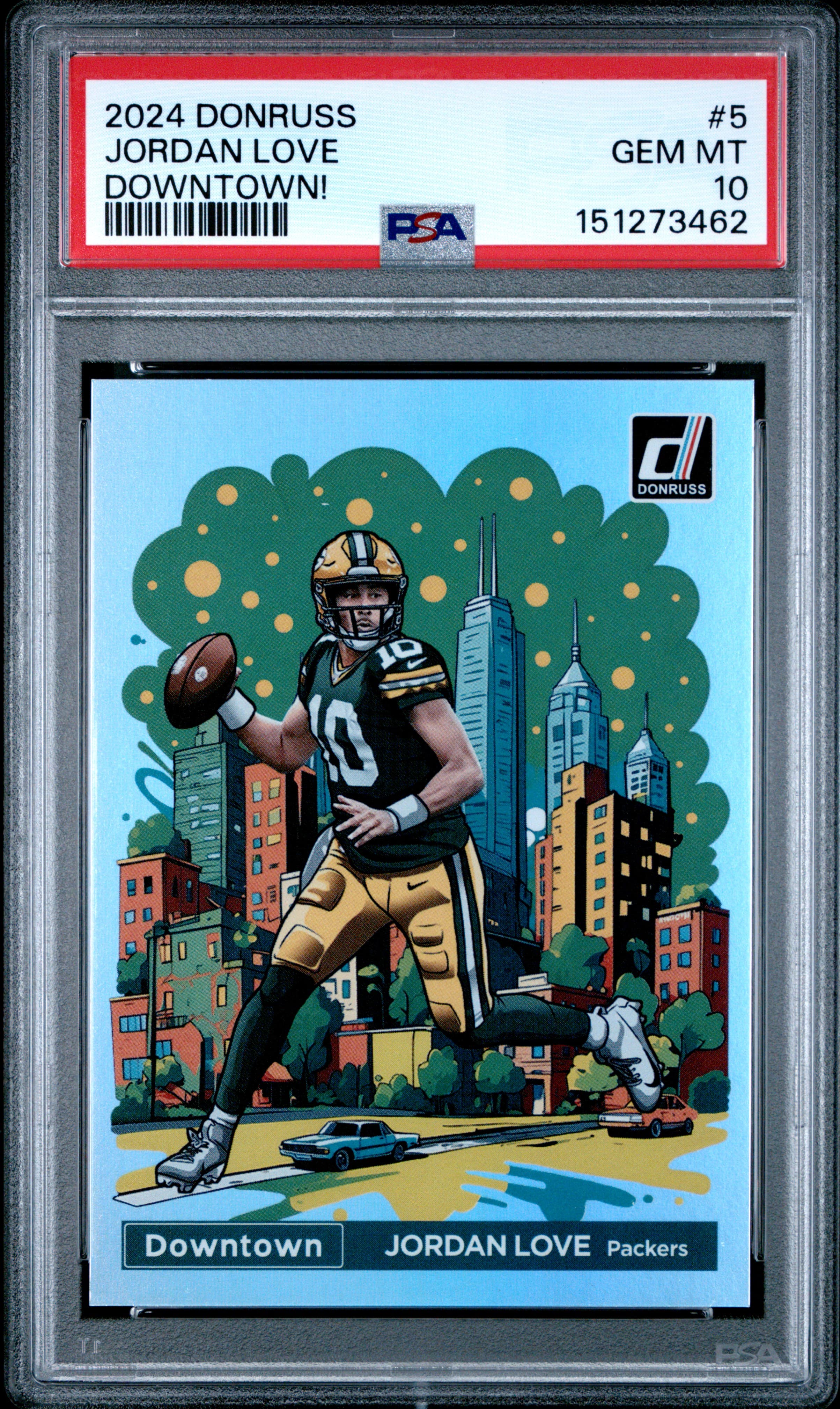 2024 PANINI DONRUSS DOWNTOWN! JORDAN LOVE #5 GEM MT 10 151273462