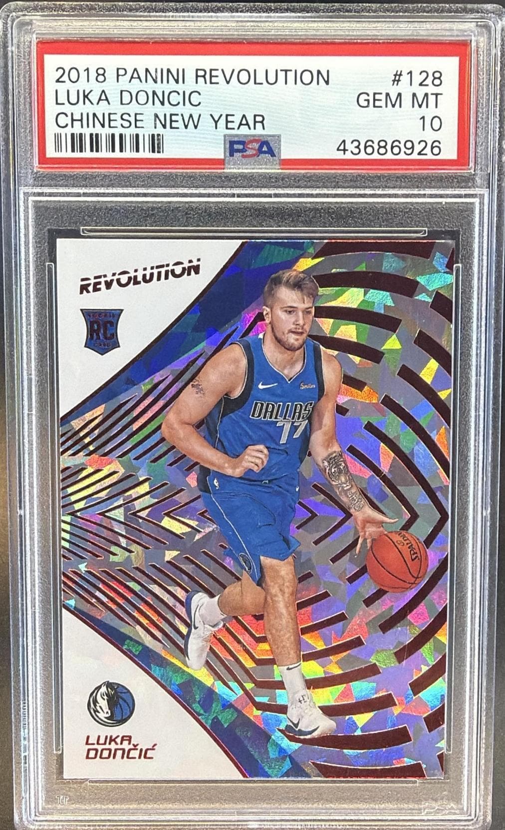 2018 PANINI REVOLUTION LUKA DONCIC #128 CHINESE NEW YEAR GEM MT 10 43686926