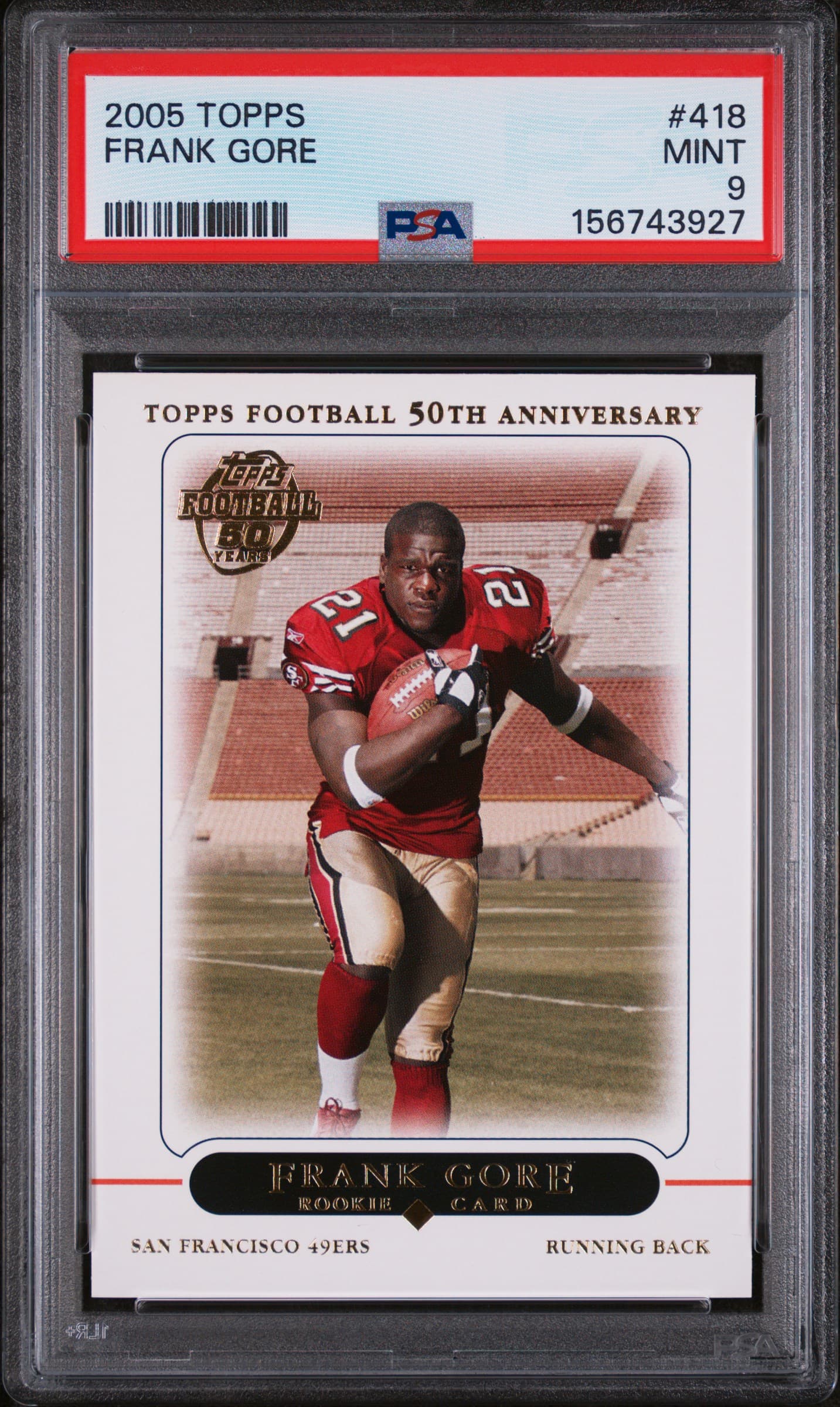2005 TOPPS FRANK GORE #418 MINT 9 156743927