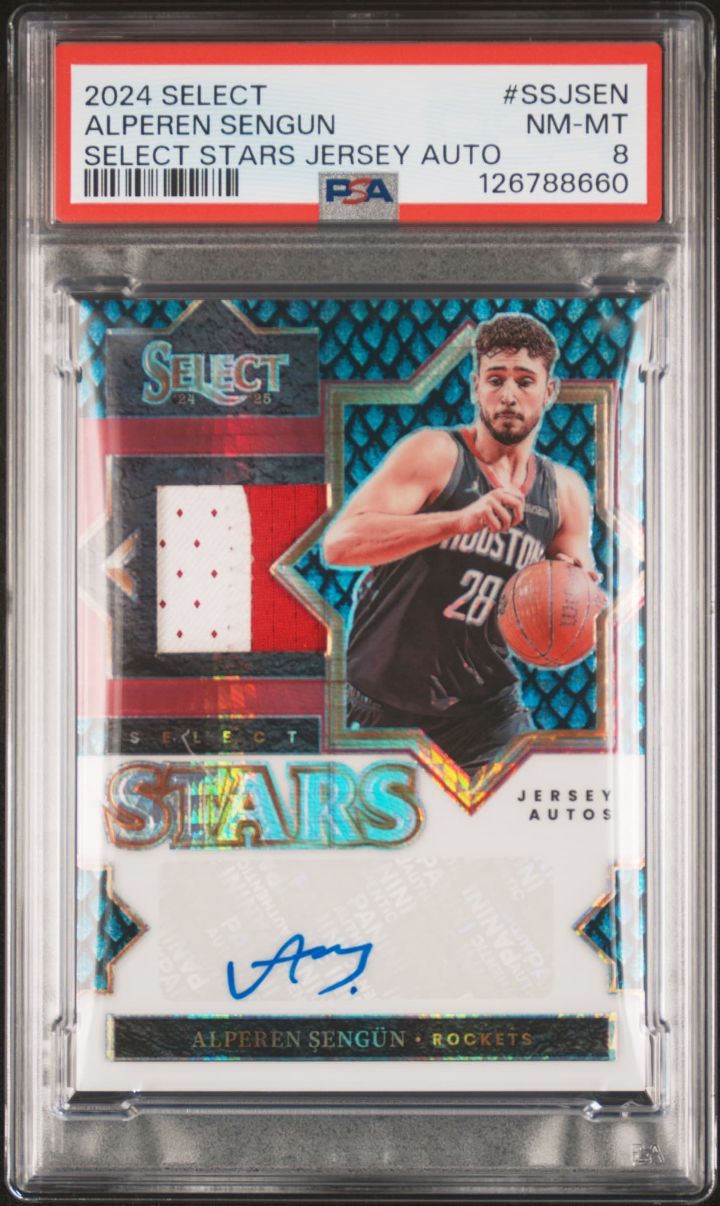 2024 PANINI SELECT SELECT STARS JERSEY AUTOGRAPHS ALPEREN SENGUN #SSJSEN SLCT STARS JSY AU-DRGN SCL NM-MT 8 126788660