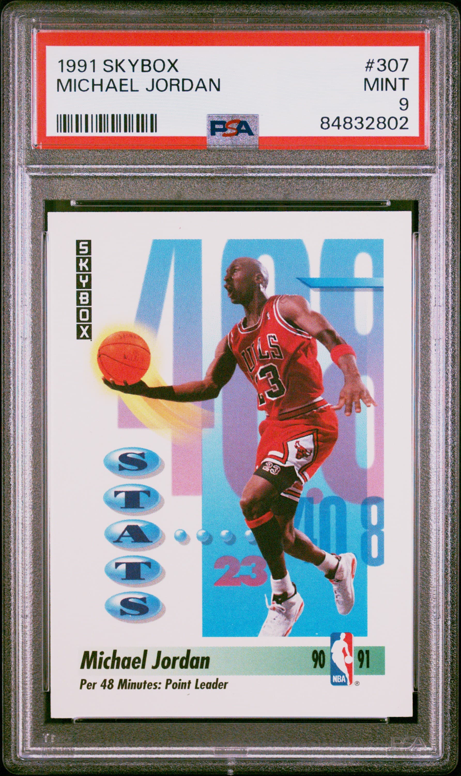 1991 SKYBOX MICHAEL JORDAN #307 MINT 9 84832802