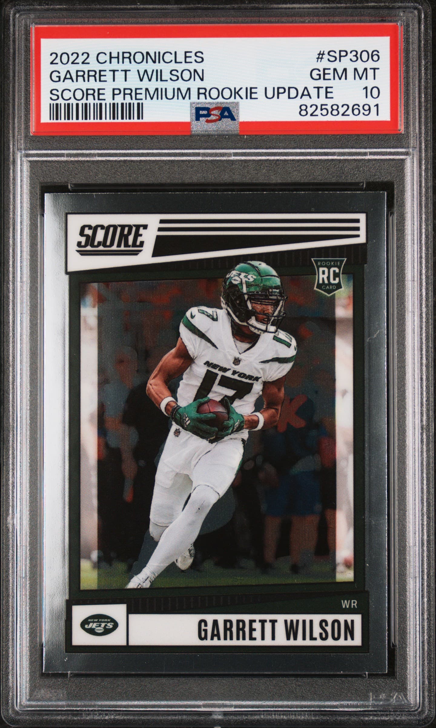 2022 PANINI CHRONICLES SCORE PREMIUM ROOKIES UPDATE GARRETT WILSON #SP306 SCORE PREMIUM ROOKIE UPDATE GEM MT 10 82582691