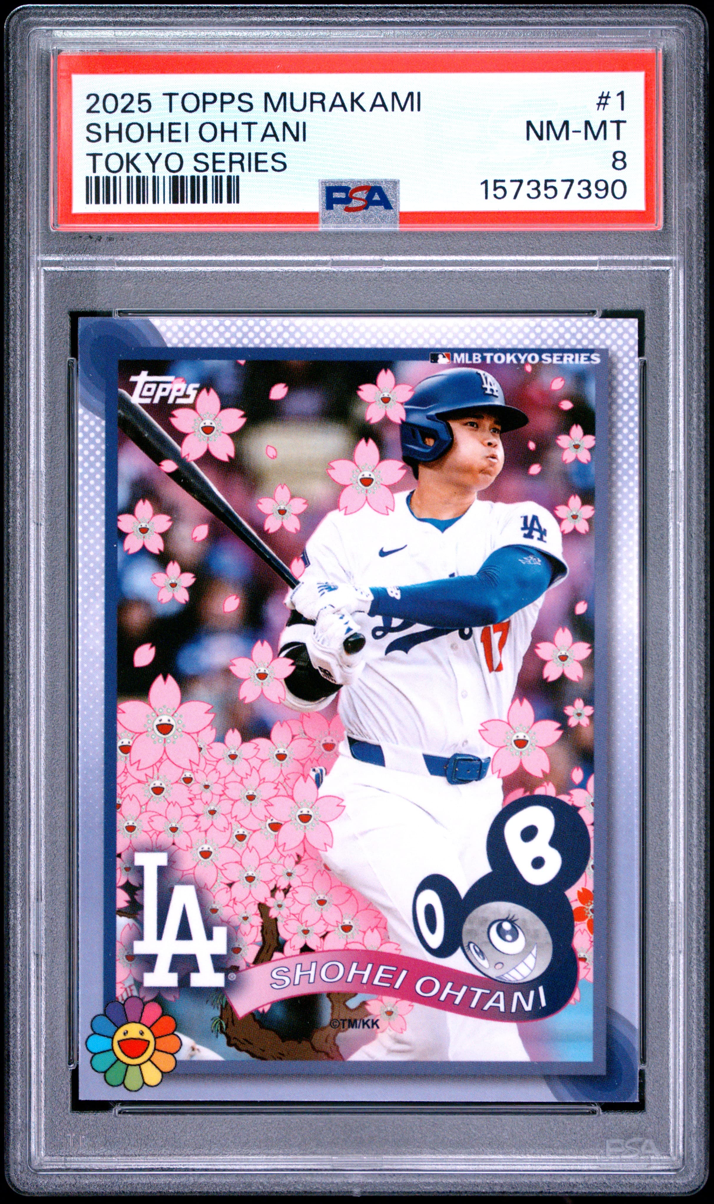 2025 TOPPS TAKASHI MURAKAMI + MLB WORLD TOUR TOKYO SERIES SHOHEI OHTANI #1 NM-MT 8 157357390