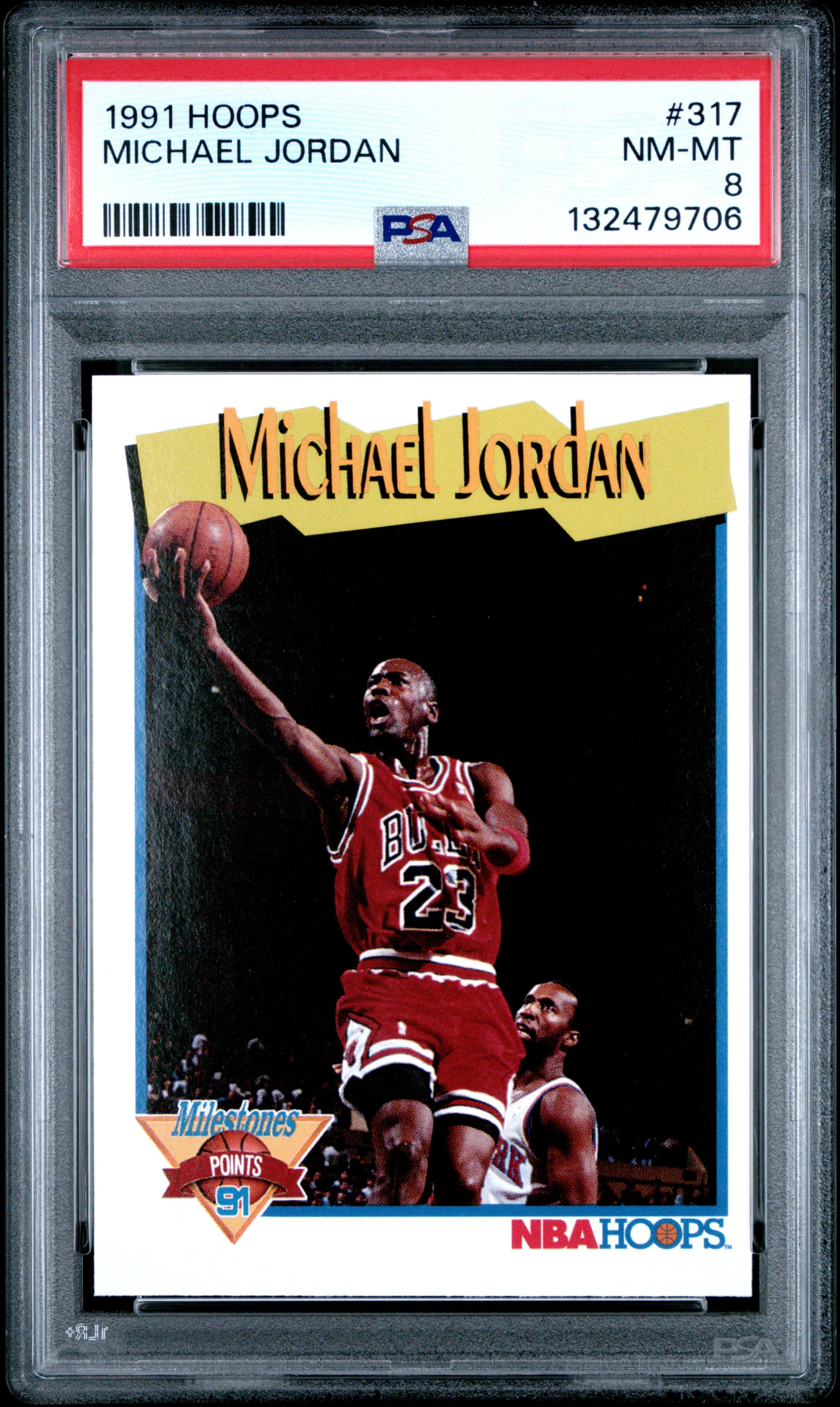 1991 HOOPS MICHAEL JORDAN #317 NM-MT 8 132479706