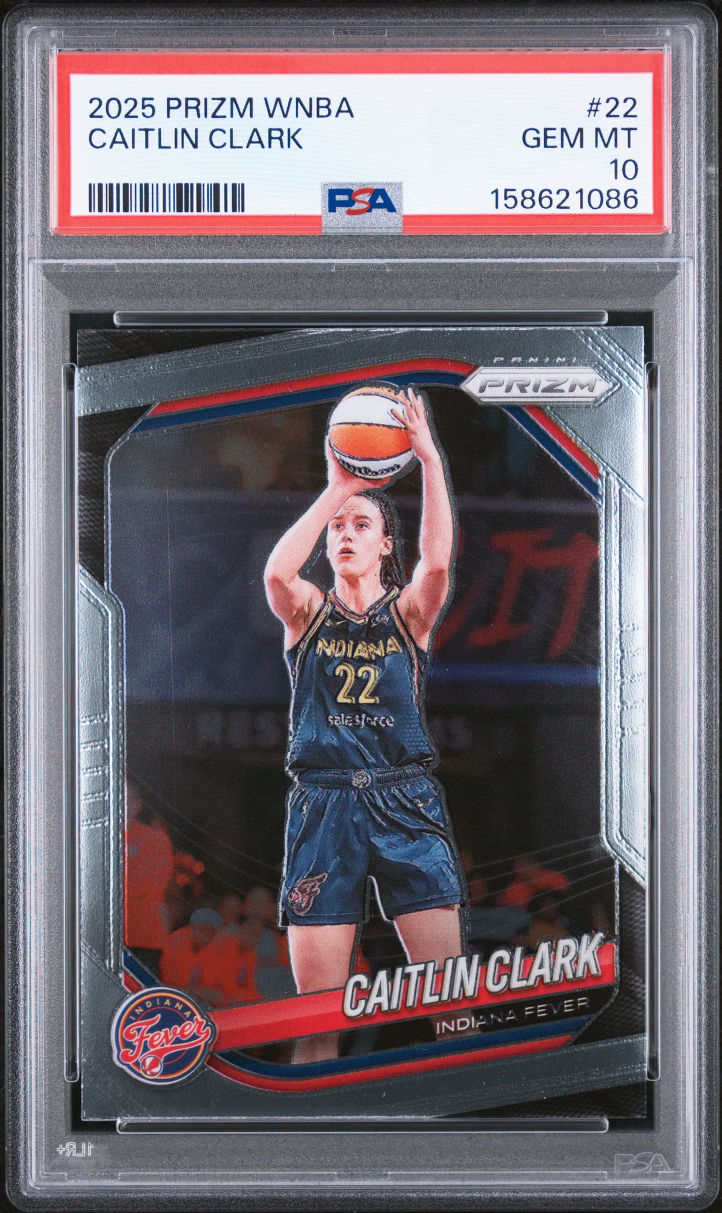 2025 PANINI PRIZM WNBA CAITLIN CLARK #22 GEM MT 10 158621086