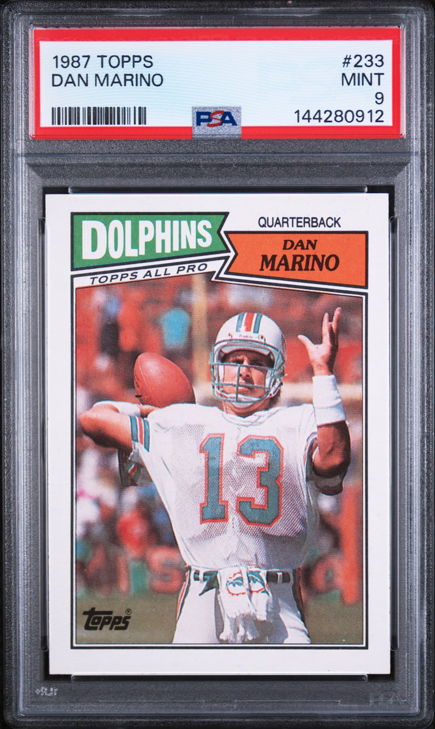 1987 TOPPS DAN MARINO #233 MINT 9 144280912