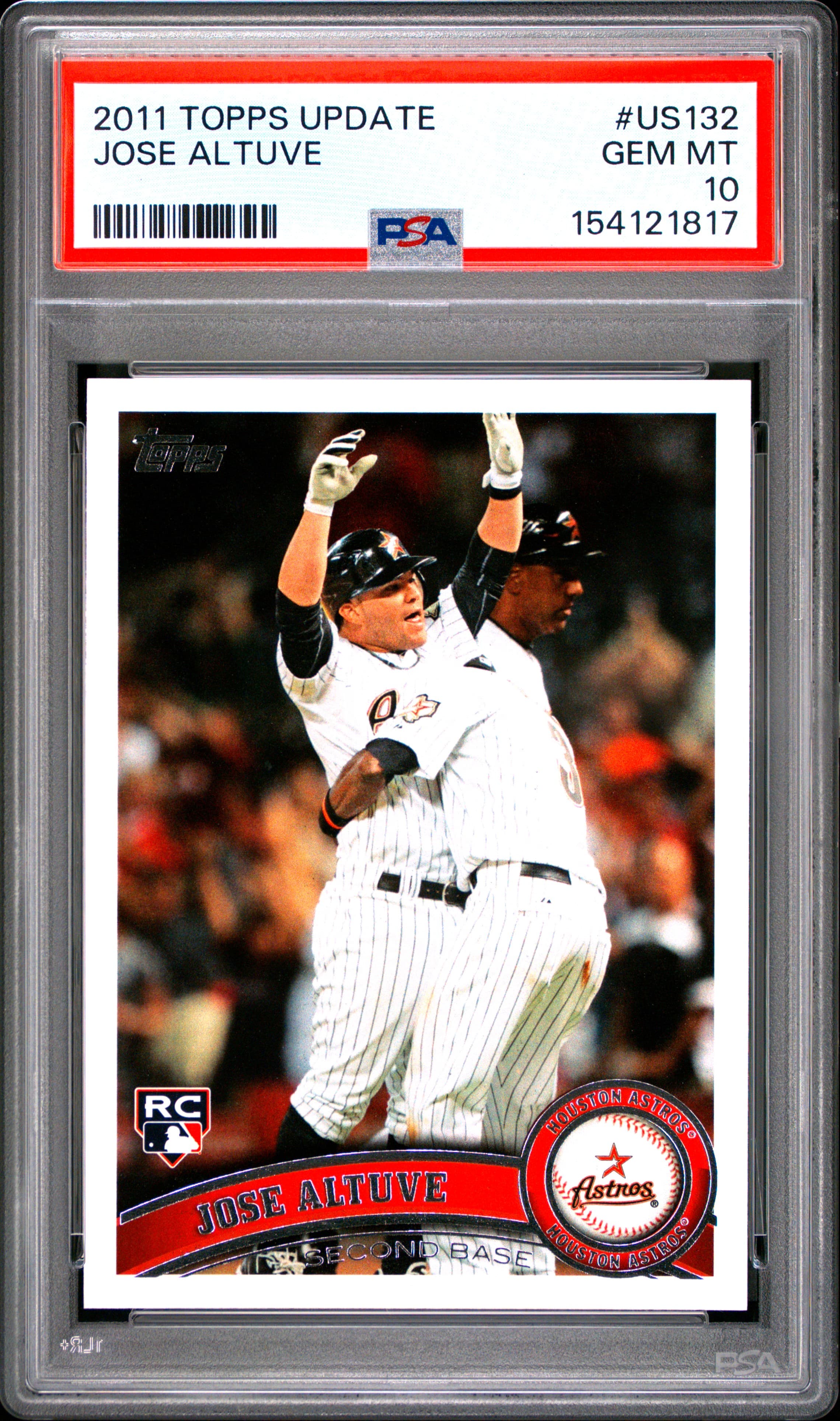 2011 TOPPS UPDATE JOSE ALTUVE #US132 GEM MT 10 154121817