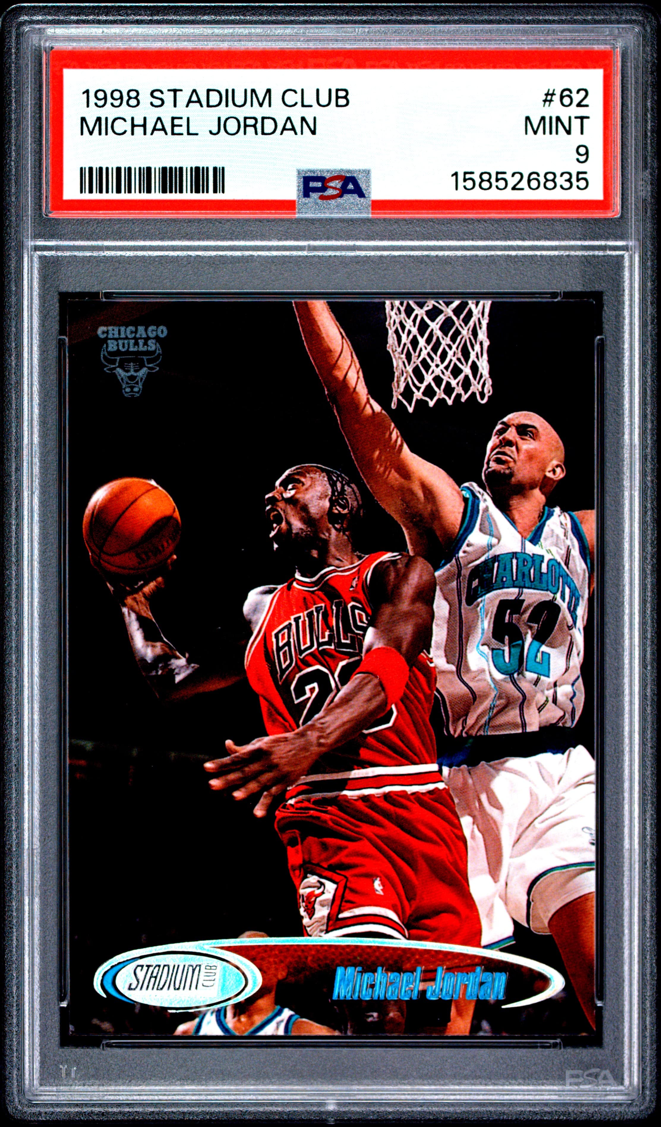 1998 STADIUM CLUB MICHAEL JORDAN #62 MINT 9 158526835