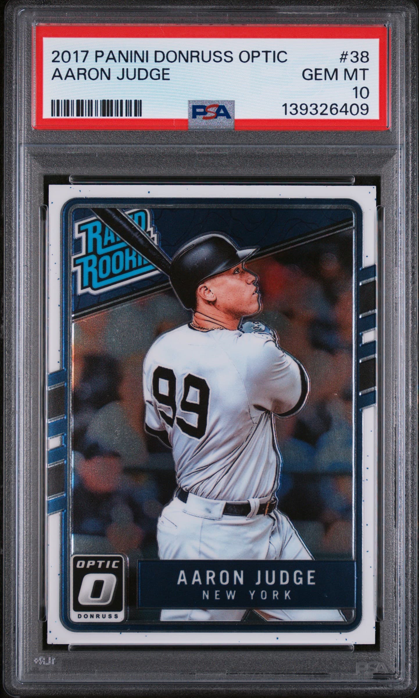 2017 PANINI DONRUSS OPTIC AARON JUDGE #38 GEM MT 10 139326409
