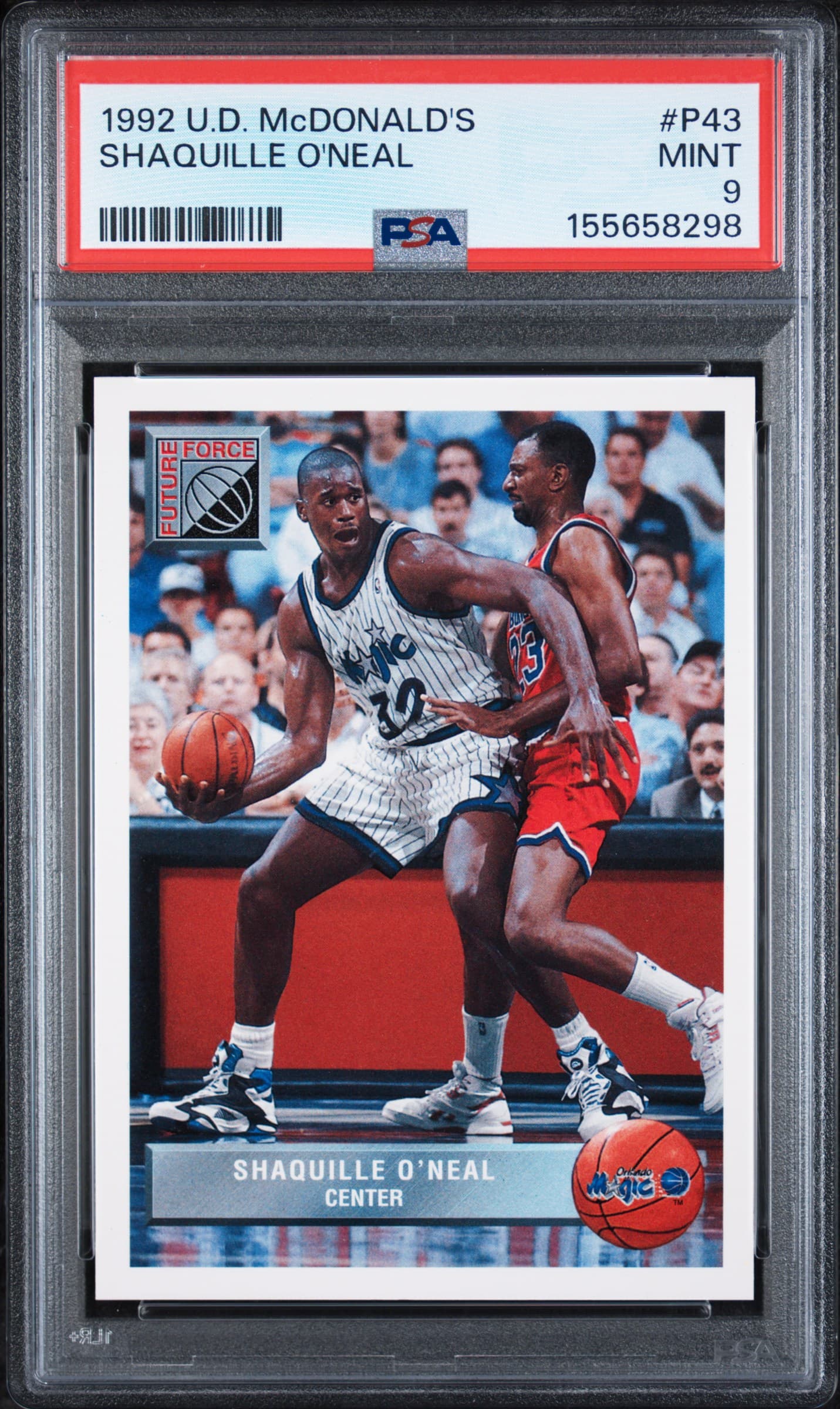 1992 UPPER DECK McDONALD'S SHAQUILLE O'NEAL #P43 MINT 9 155658298