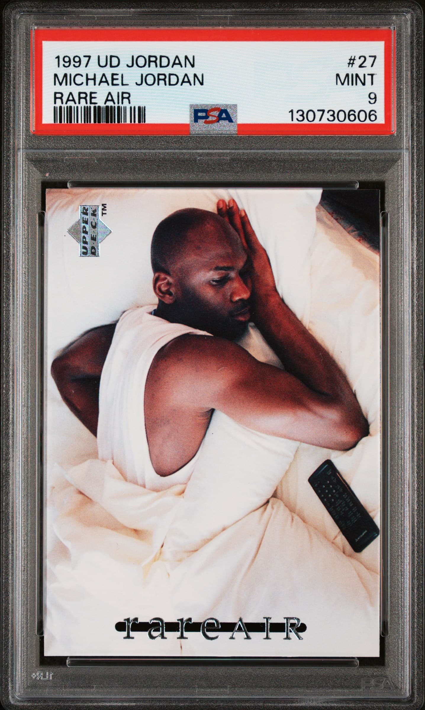 1997 UPPER DECK MJ RARE AIR MICHAEL JORDAN #27 RARE AIR MINT 9 130730606