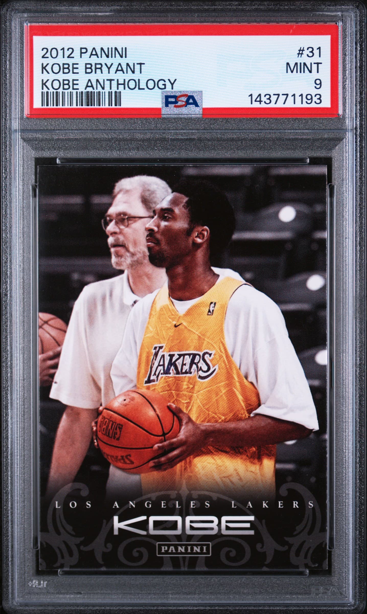 2012 PANINI KOBE ANTHOLOGY KOBE BRYANT #31 KOBE ANTHOLOGY MINT 9 143771193