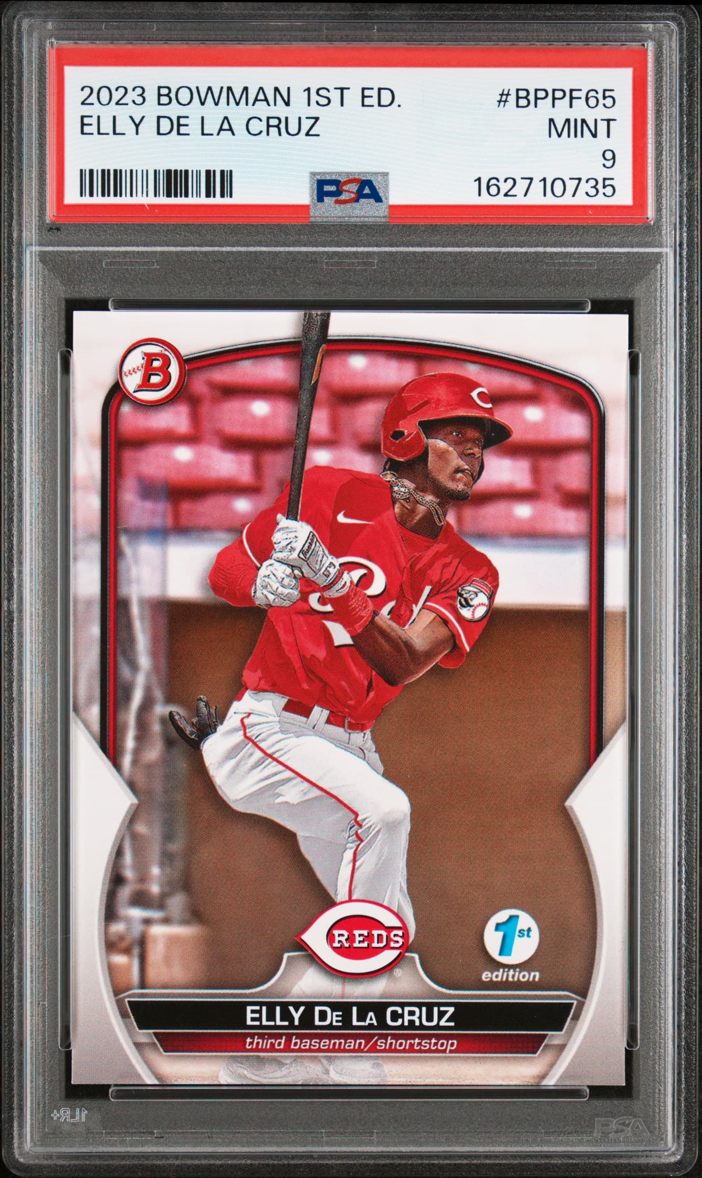2023 BOWMAN 1ST EDITION ELLY DE LA CRUZ #BPPF65 MINT 9 162710735