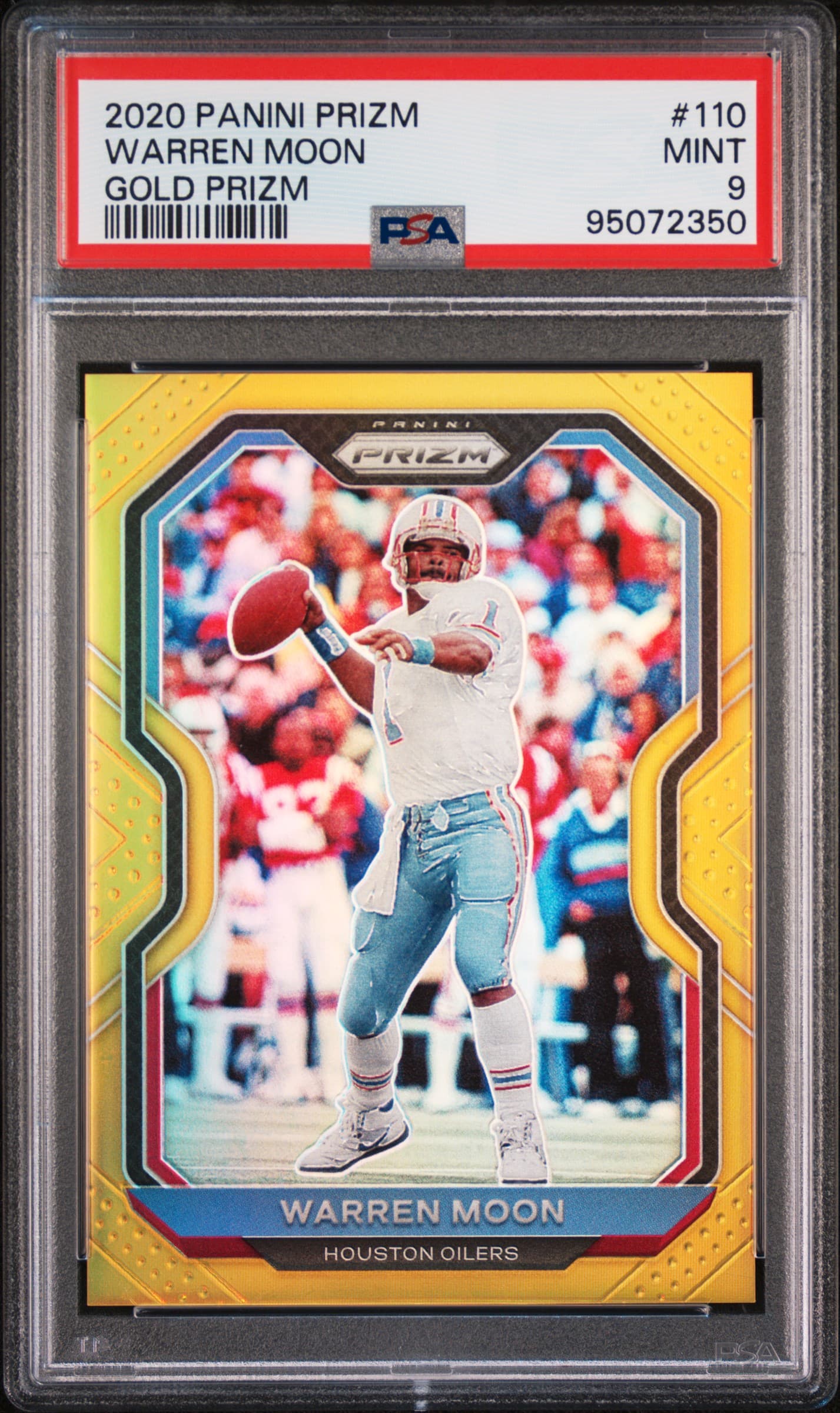 2020 PANINI PRIZM WARREN MOON #110 GOLD PRIZM MINT 9 95072350