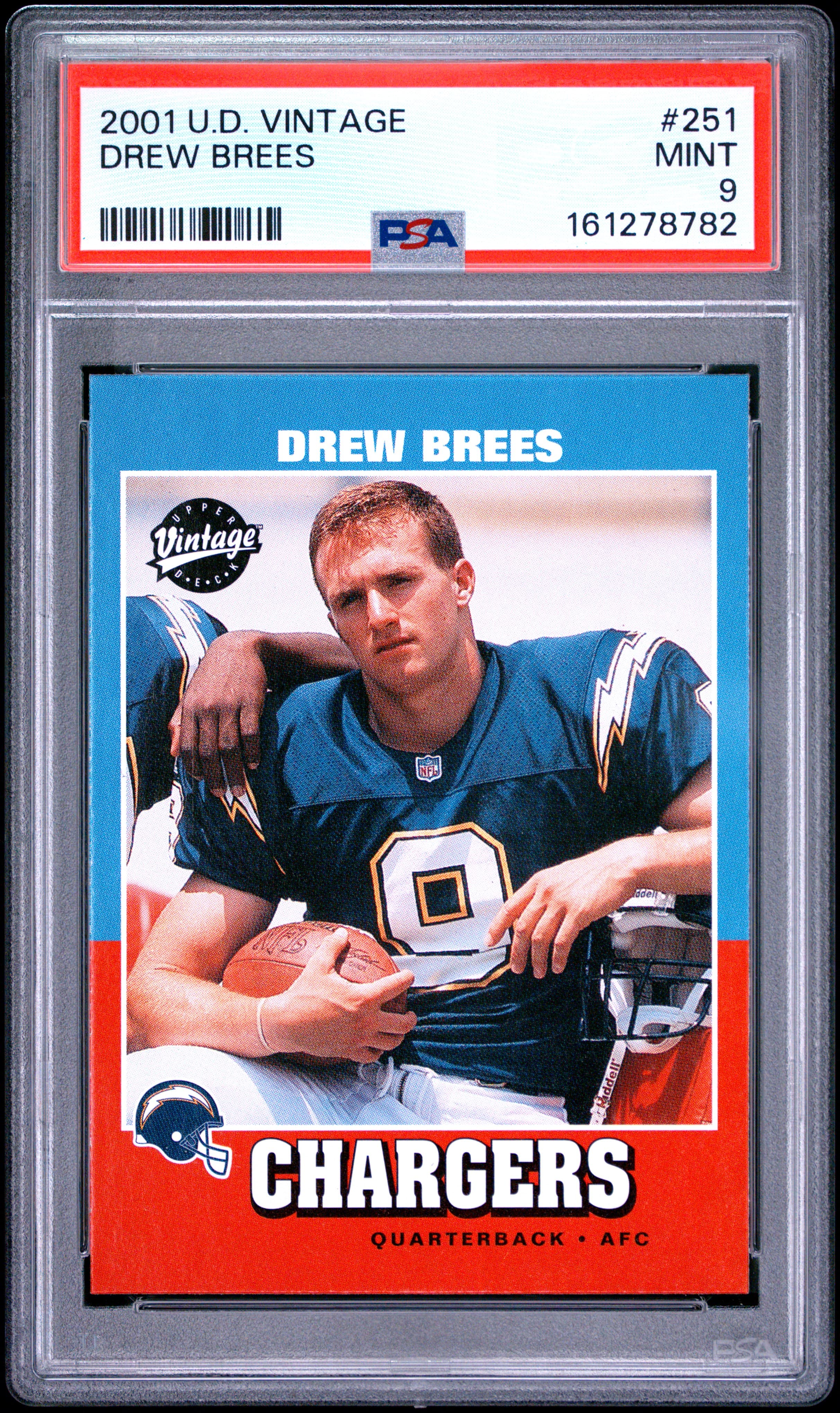 2001 UPPER DECK VINTAGE DREW BREES #251 MINT 9 161278782