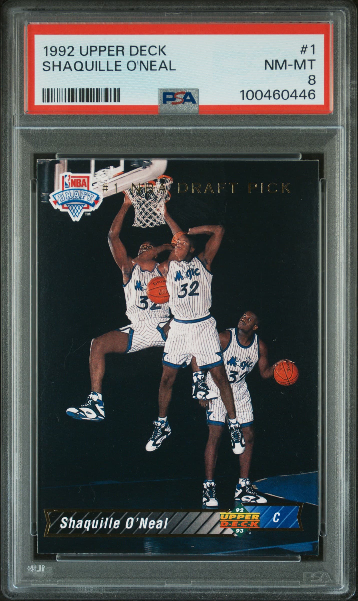 1992 UPPER DECK SHAQUILLE O'NEAL #1 NM-MT 8 100460446