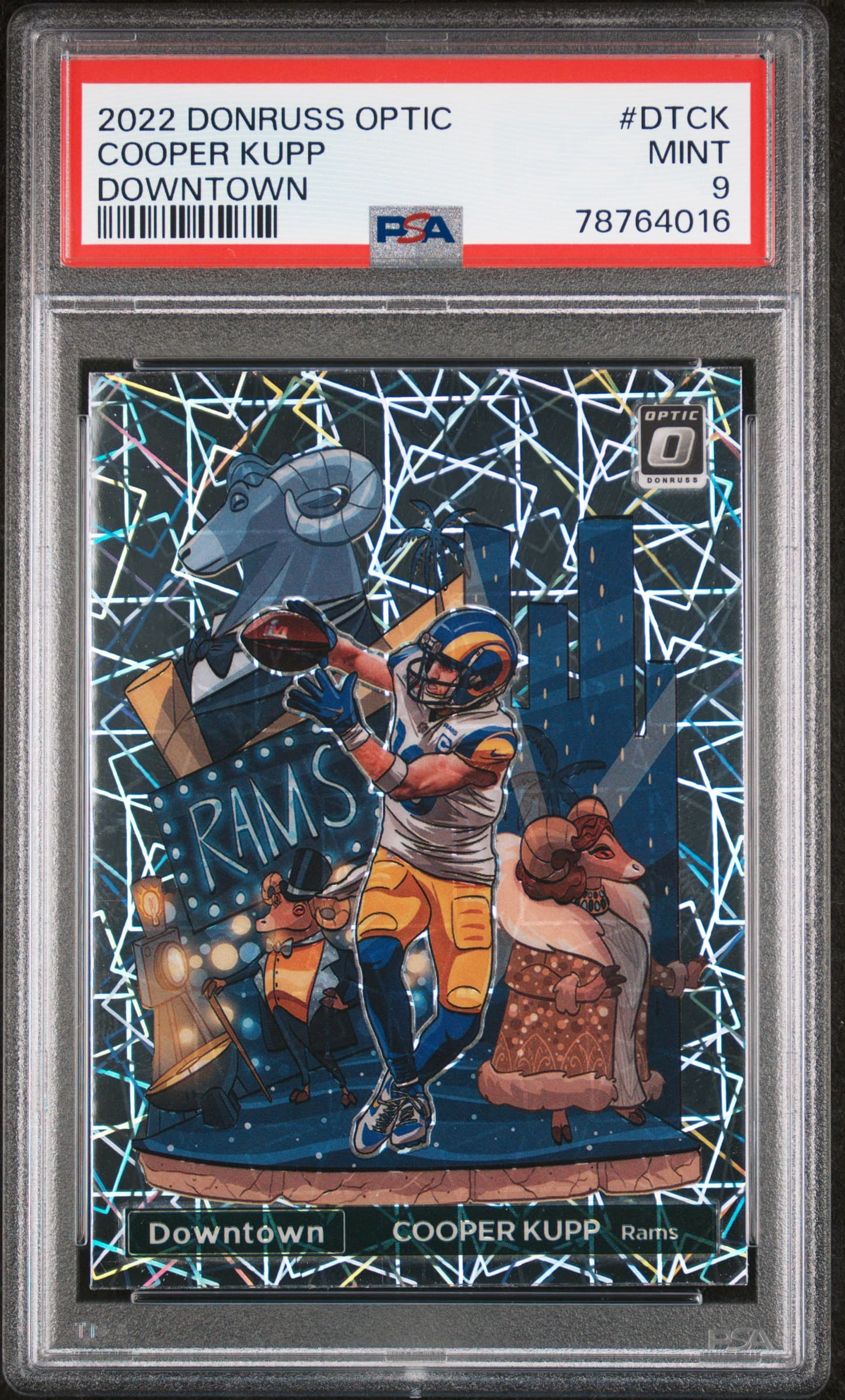 2022 PANINI DONRUSS OPTIC DOWNTOWN COOPER KUPP #DTCK DOWNTOWN MINT 9 78764016