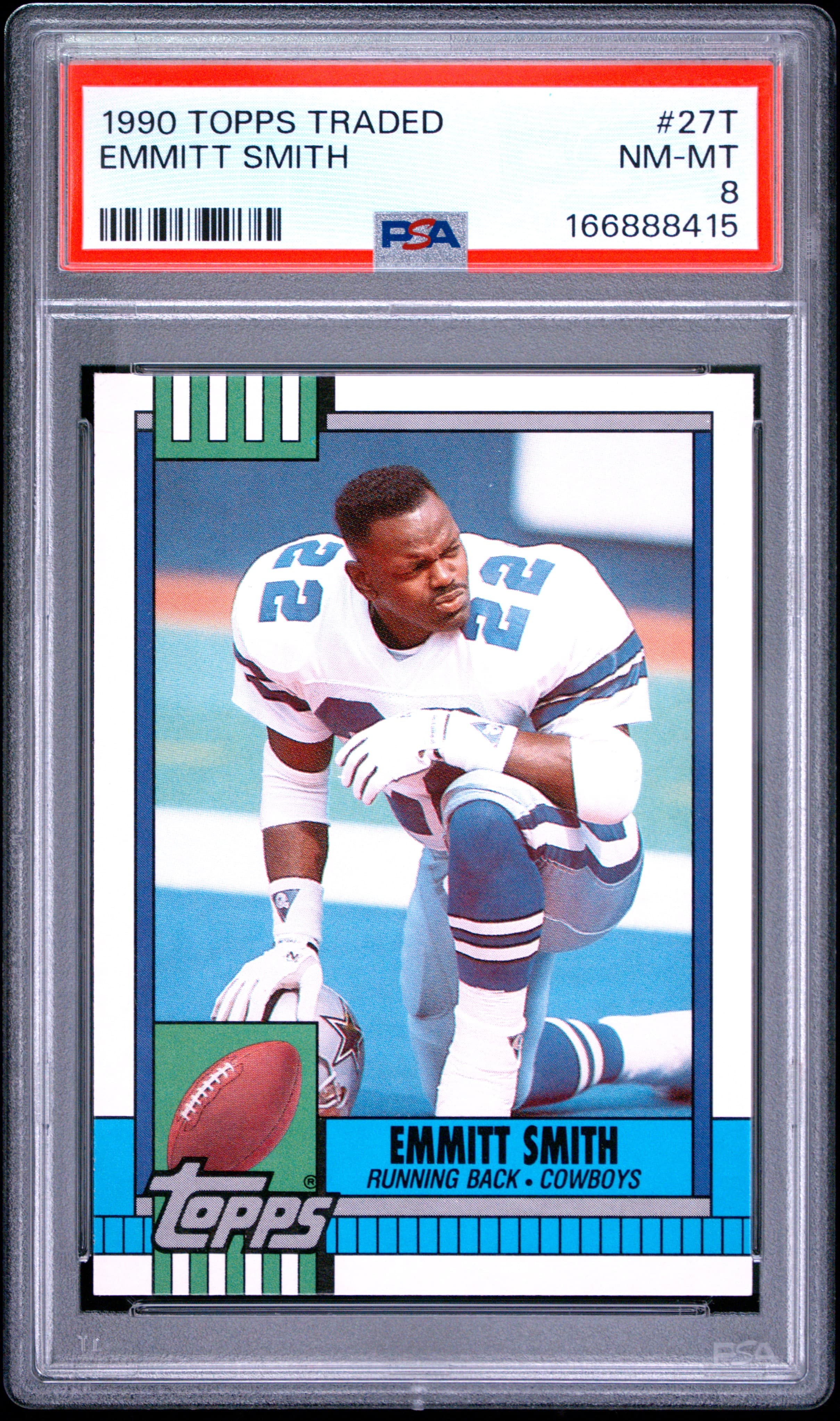 1990 TOPPS TRADED EMMITT SMITH #27T NM-MT 8 166888415
