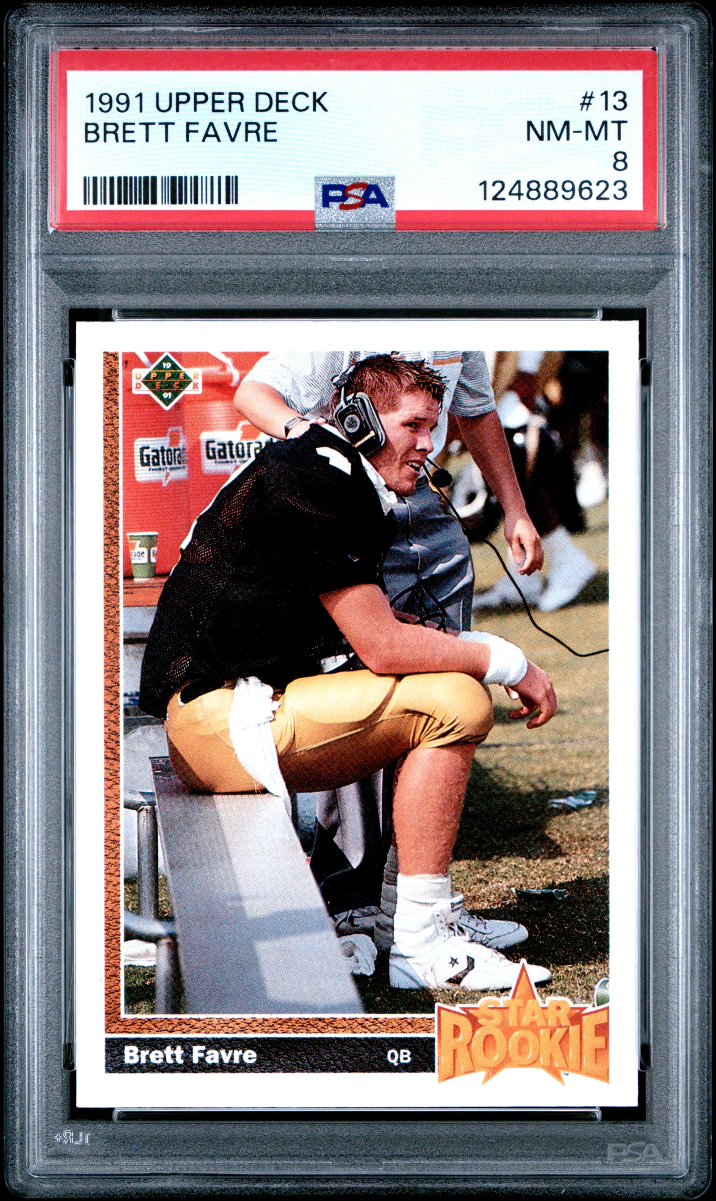 1991 UPPER DECK BRETT FAVRE #13 NM-MT 8 124889623