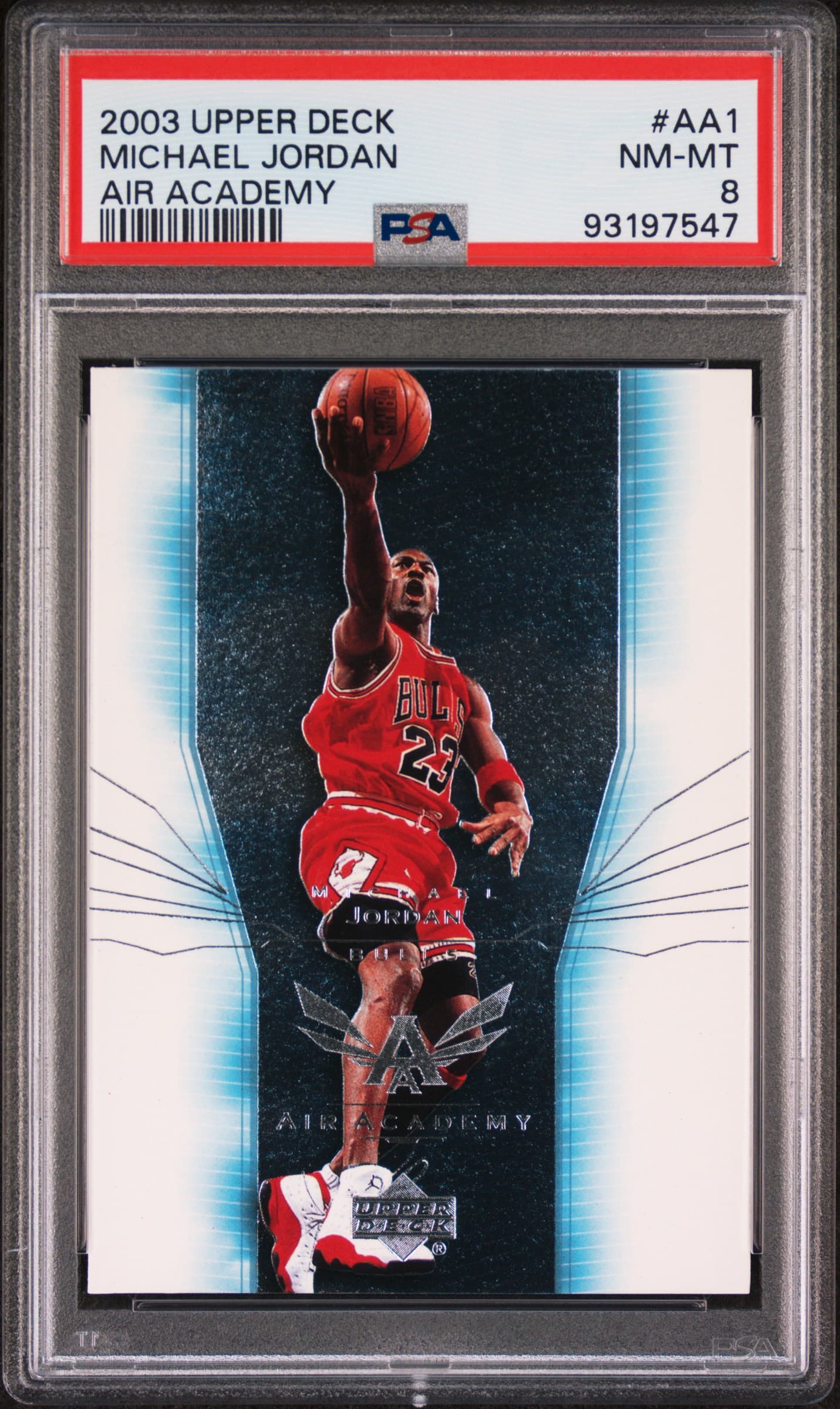 2003 UPPER DECK AIR ACADEMY MICHAEL JORDAN #AA1 AIR ACADEMY NM-MT 8 93197547