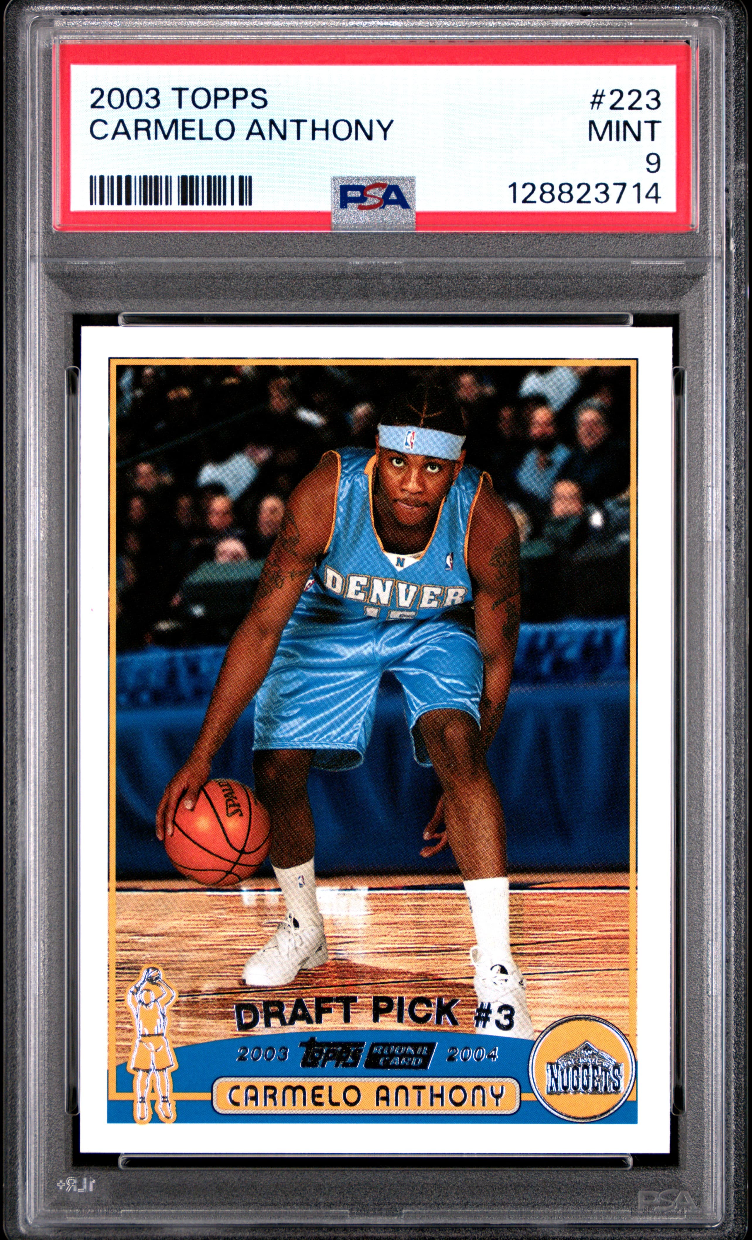 2003 TOPPS CARMELO ANTHONY #223 MINT 9 128823714