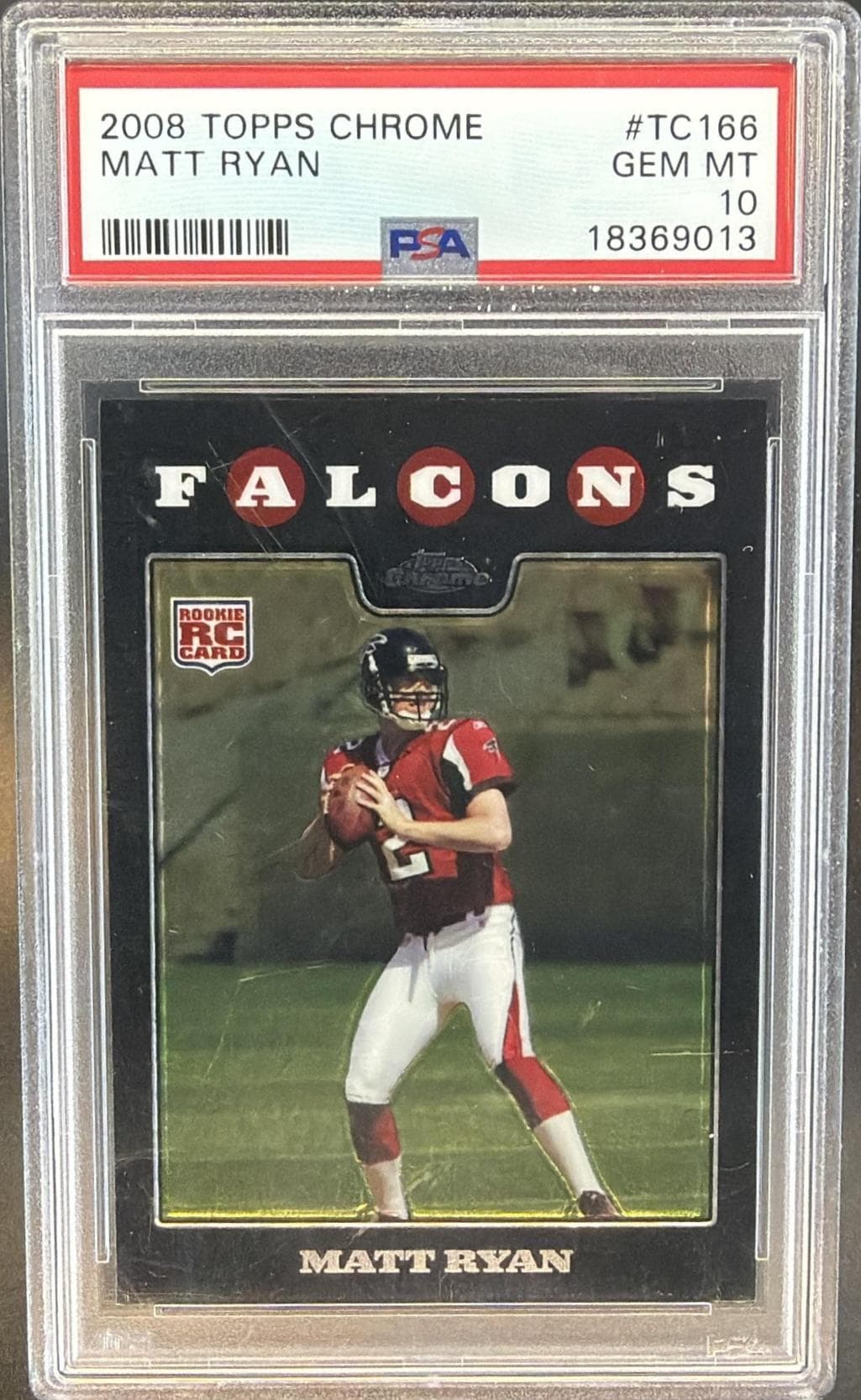 2008 TOPPS CHROME MATT RYAN #TC166 GEM MT 10 18369013