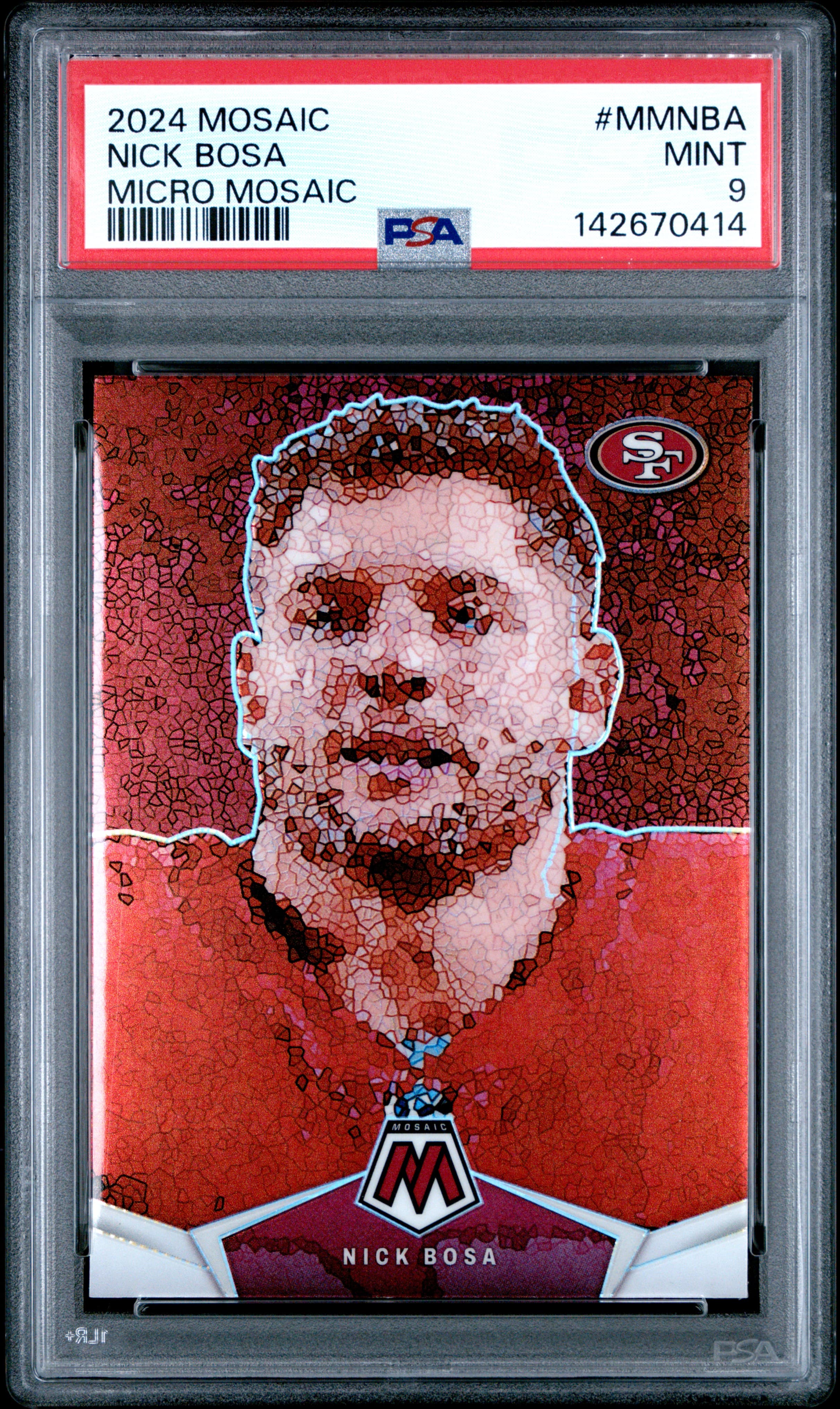 2024 PANINI MOSAIC MICRO MOSAIC NICK BOSA #MMNBA MINT 9 142670414